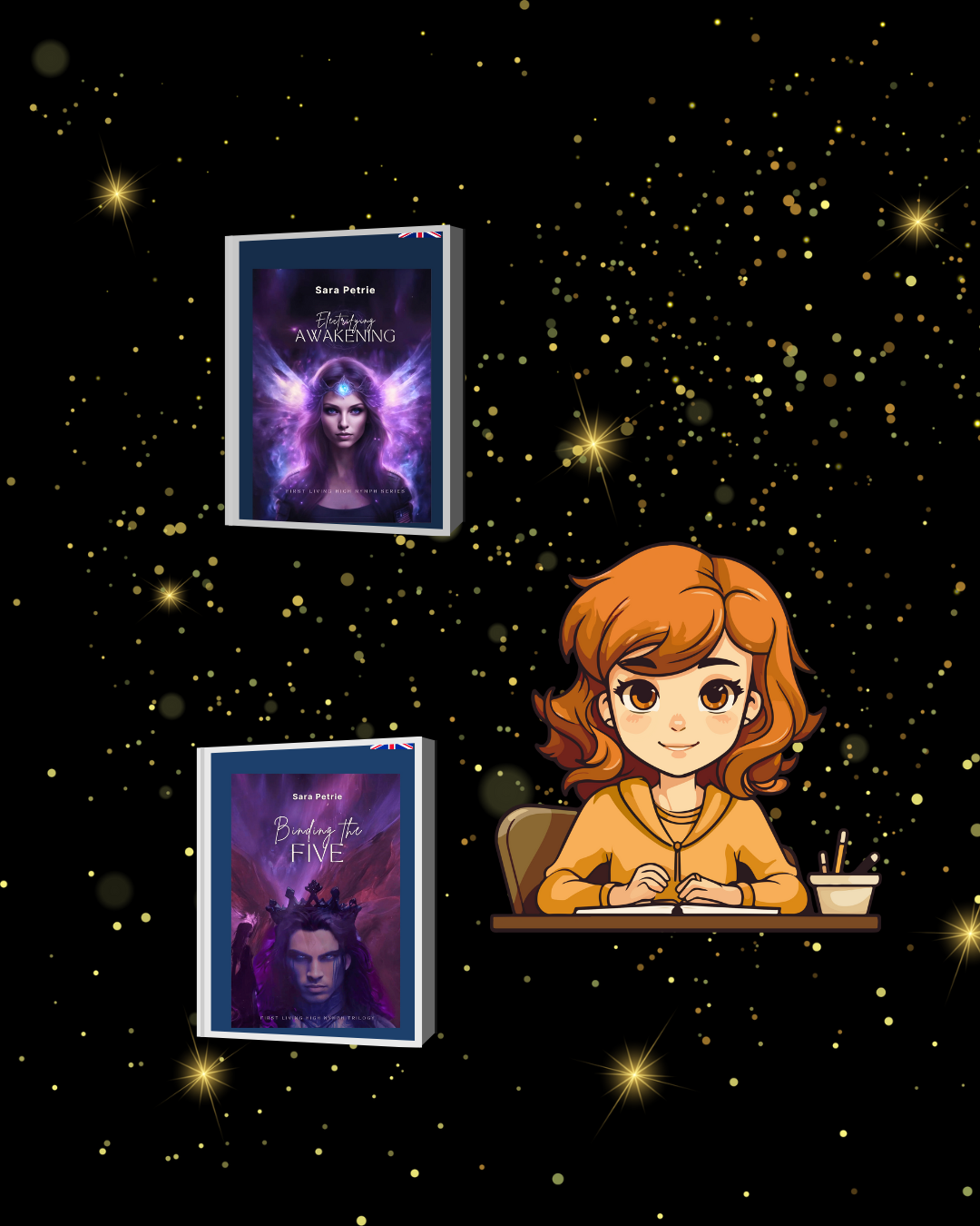 Q&A Indie Authors Uncovered - Meet the person behind the pages - Sara Petrie - Romantasy with Spicy Twists - The Dreamer's Bookshop.