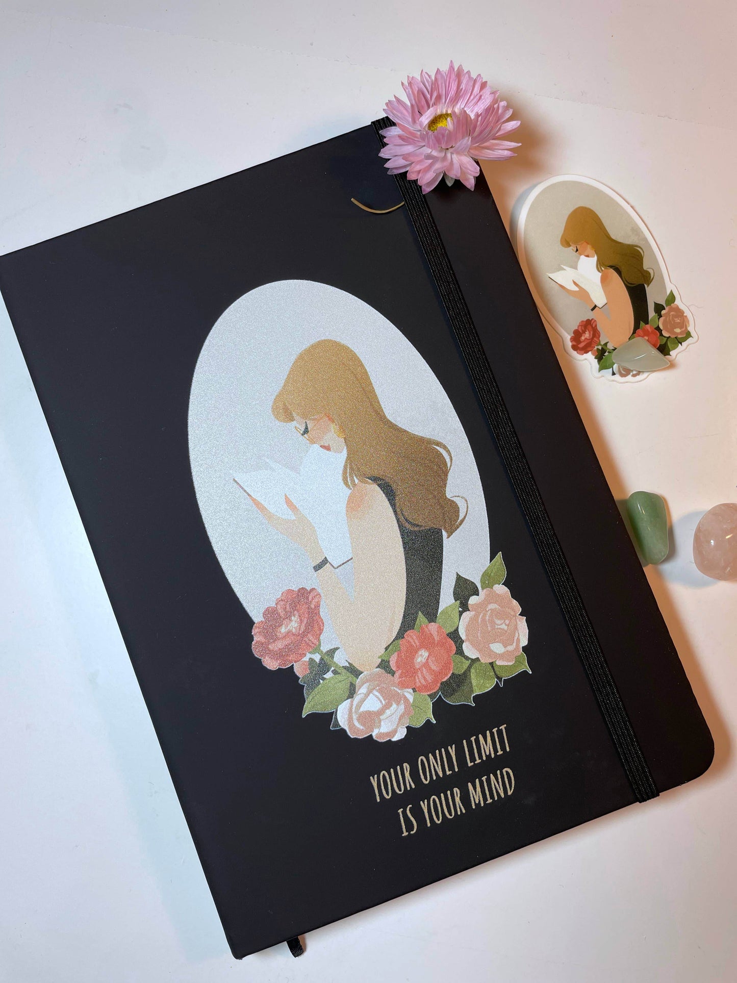 De enige limiet is Your World Unlined Notebook - The Dreamer's Bookshop.