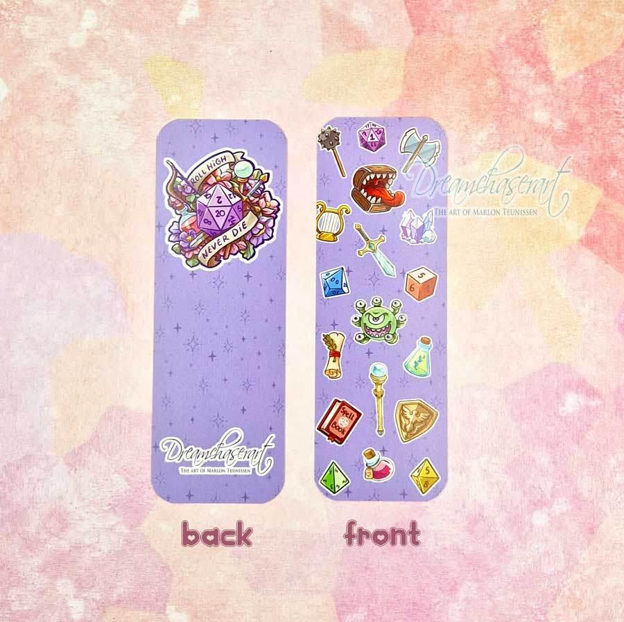 Dreamchaserart - Dungeons and Dragons Bladwijzer - The Dreamer's Bookshop.
