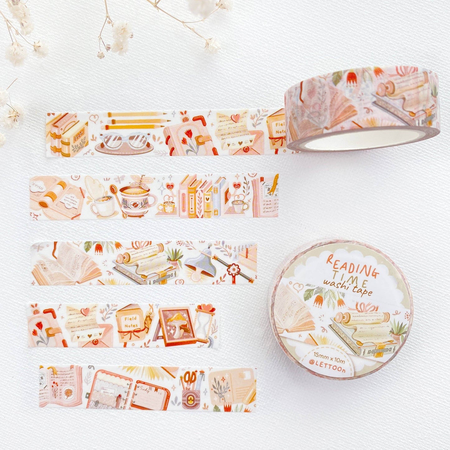LETTOOn - Washi Tape - Leestijd - The Dreamer's Bookshop.