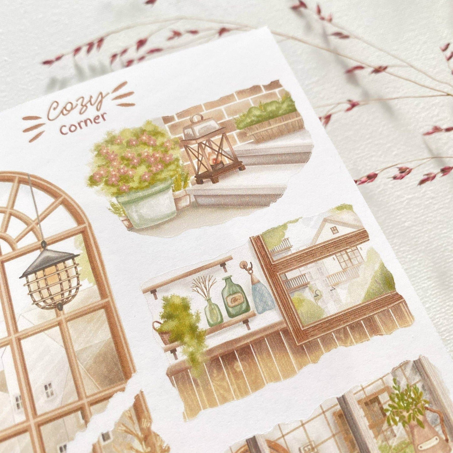 LETTOOn - Stickervel - Cosy Corner - The Dreamer's Bookshop.