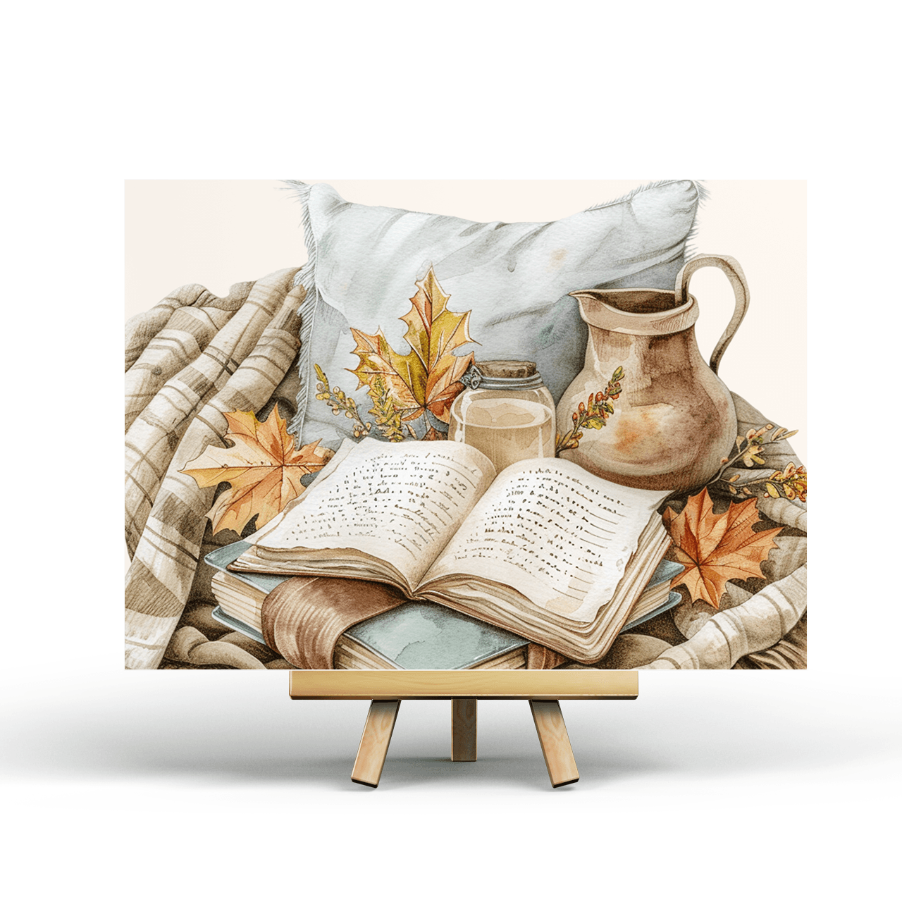 Penpaling Paula - Cosy Autumn - Ansichtkaart - The Dreamer's Bookshop.