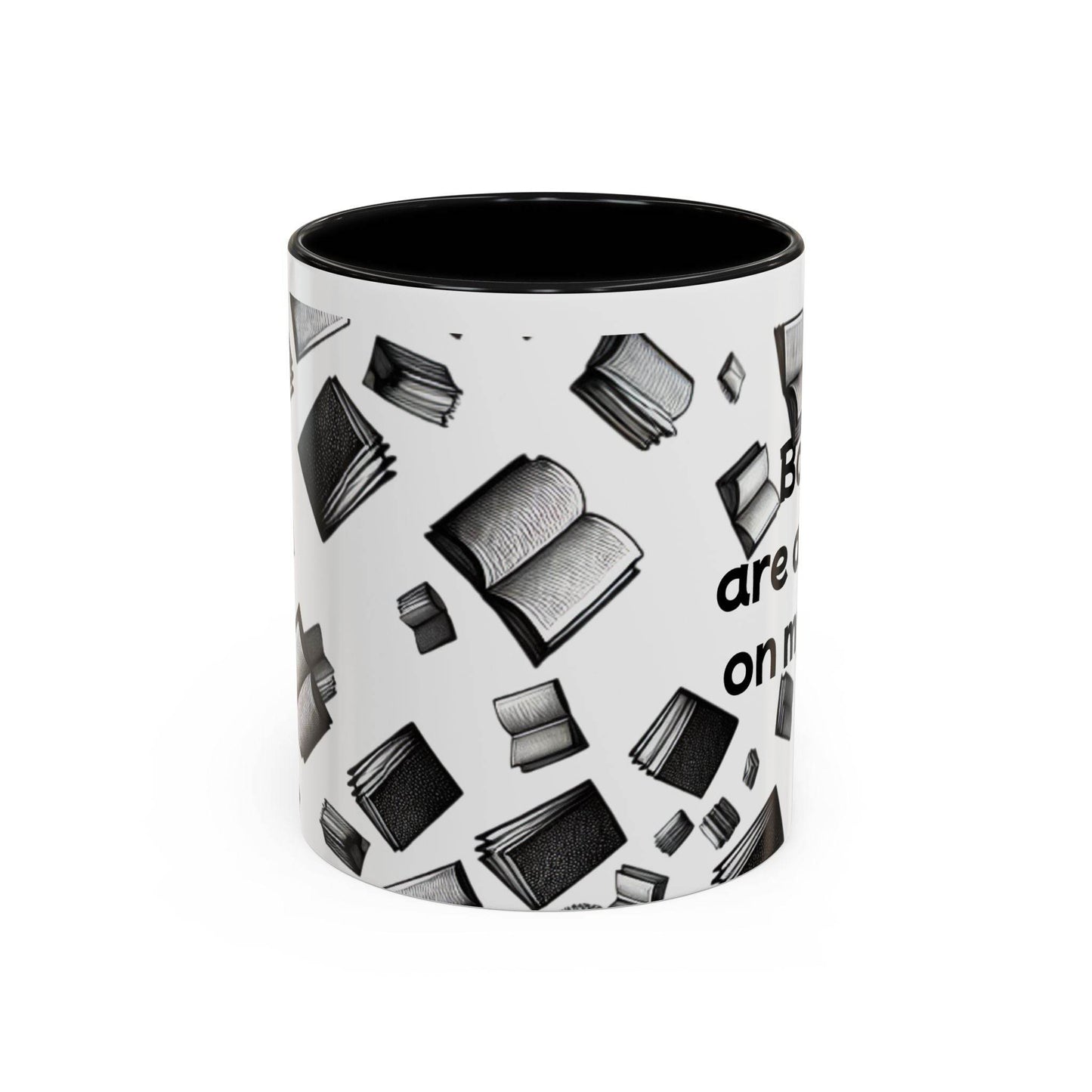 Books on My Mind Accent Coffee Mug - Perfect for Readers - The Dreamer's Bookshop.