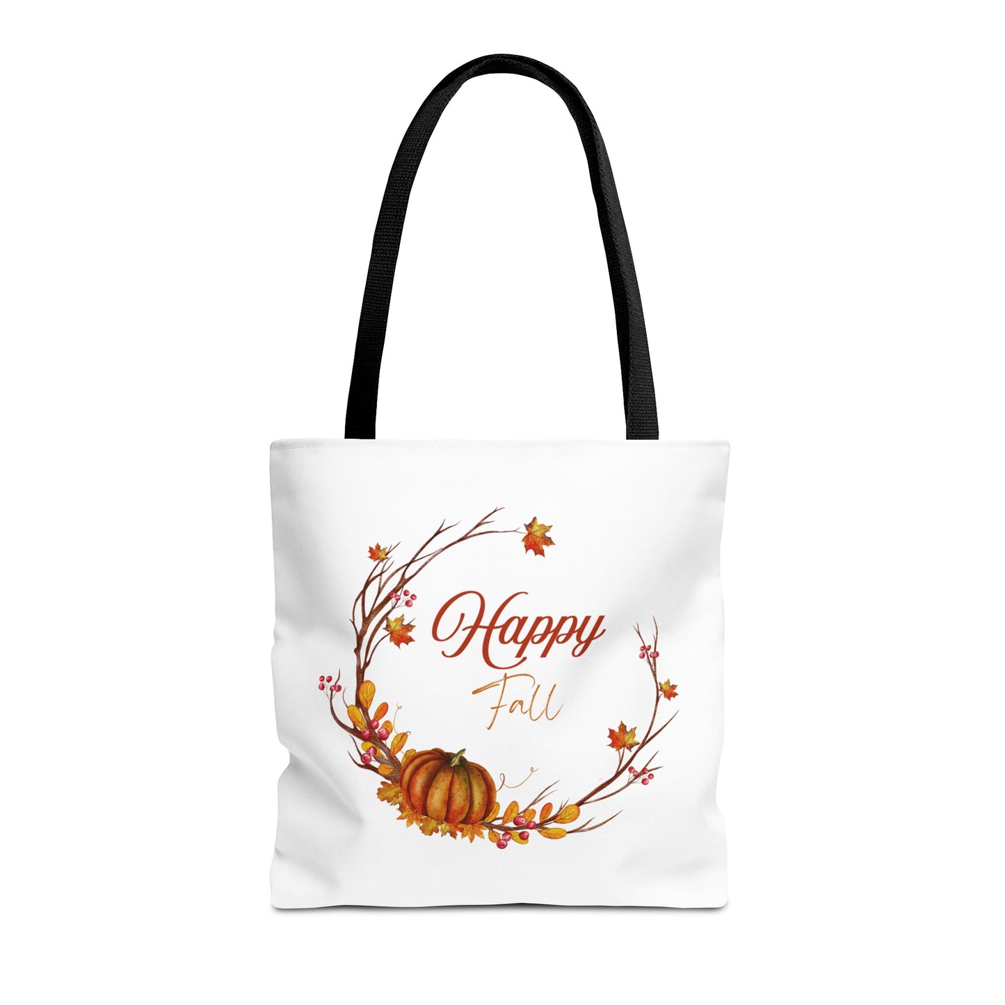 Happy Fall Tote Bag - Cozy Autumn Design