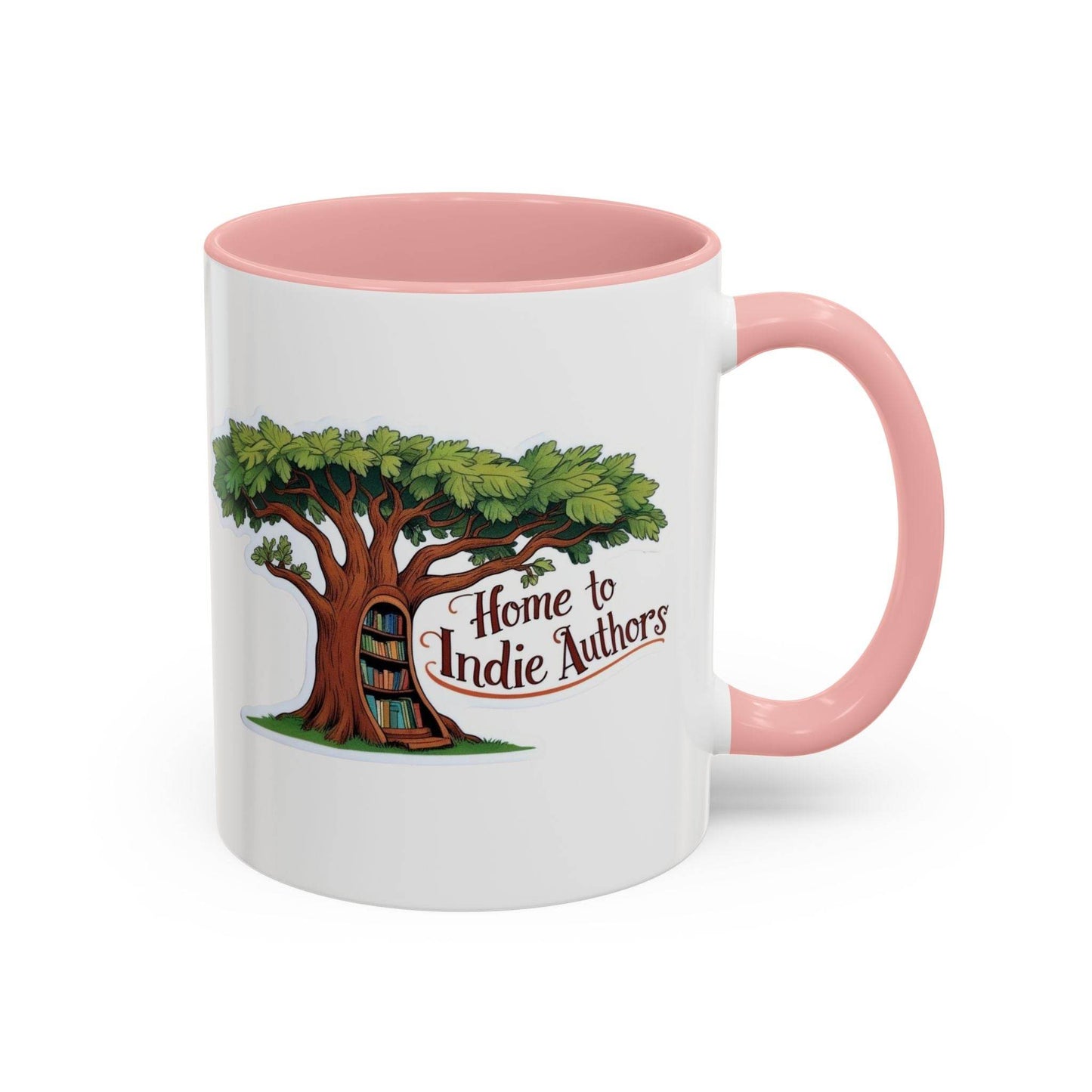 Home to Indie Authors Accent Coffee Mug - Perfect Gift for Writers & Book Lovers - The Dreamer's Bookshop.