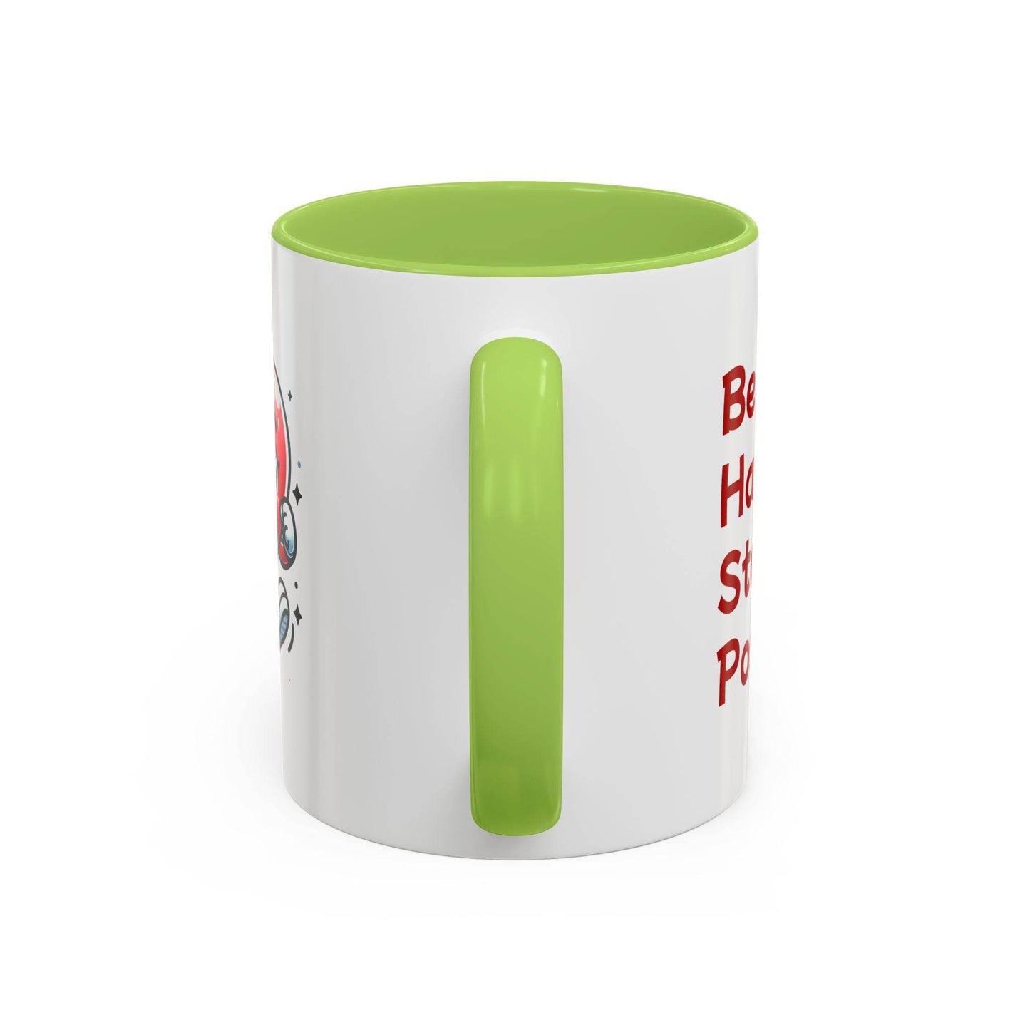 Playful Heart Running Coffee Mug - Cute Gift for Positive Thinkers - The Dreamer's Bookshop.