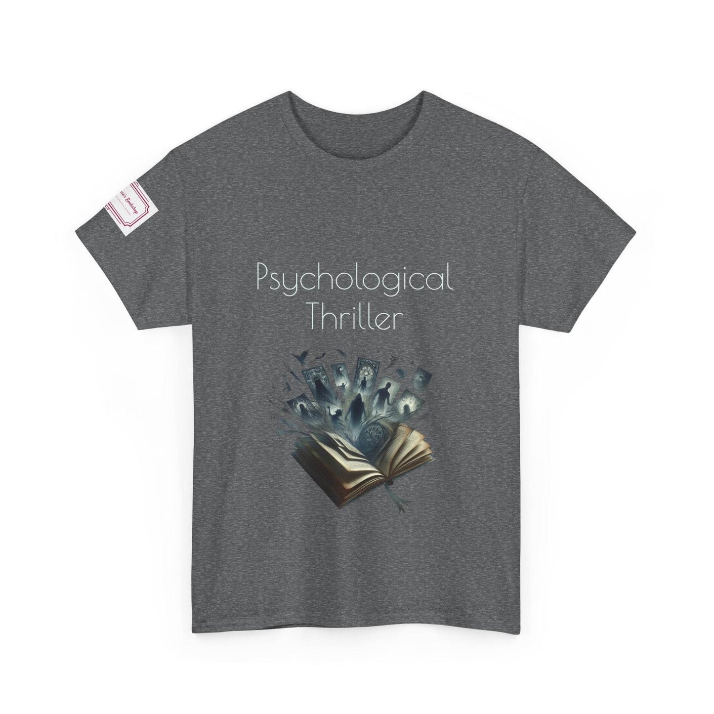 Fiction - Graphic Unisex Heavy Cotton Tee - Psychological Thriller - The Dreamer's Bookshop.