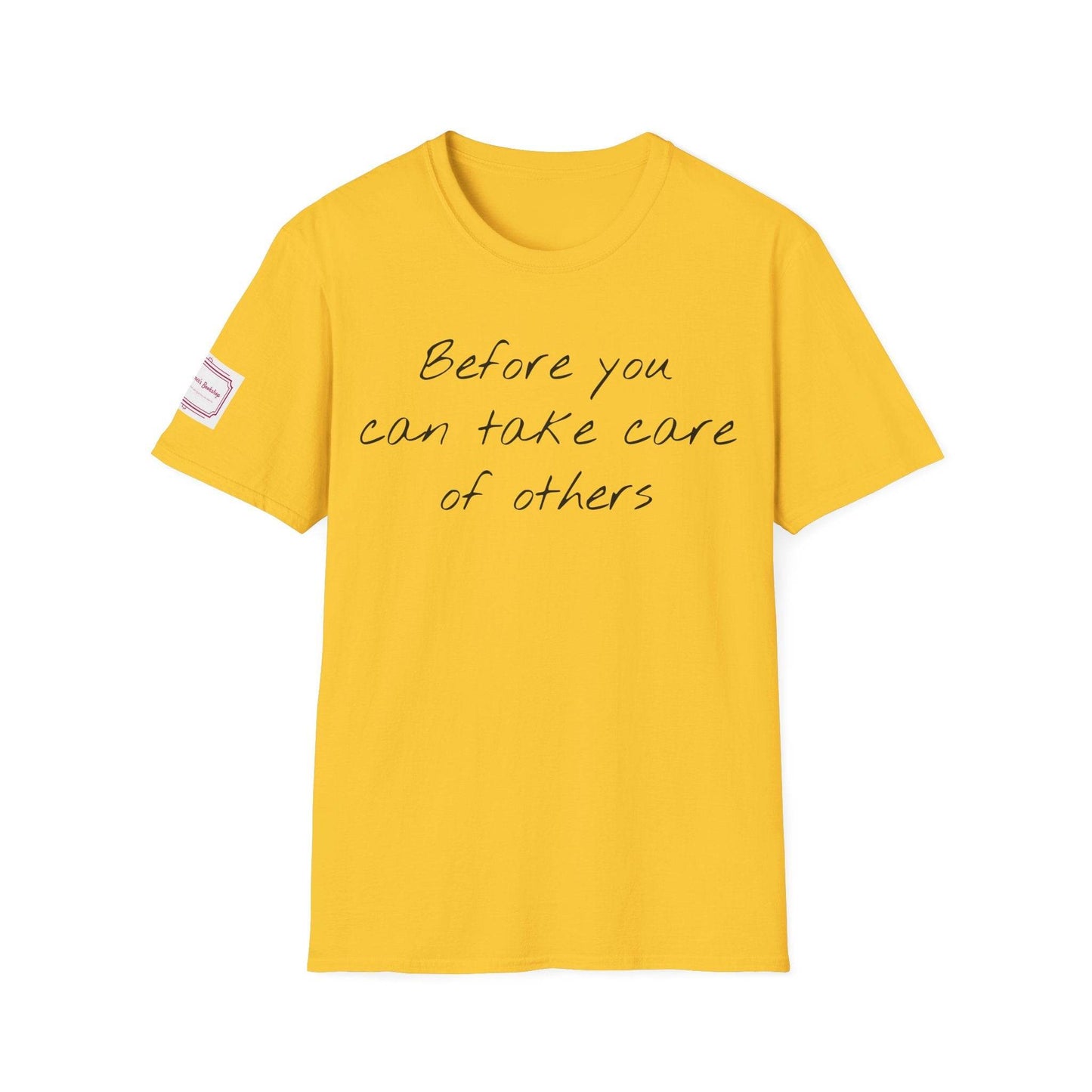 Unisex Softstyle T-Shirt - Take Care Design for Book Lovers - The Dreamer's Bookshop.