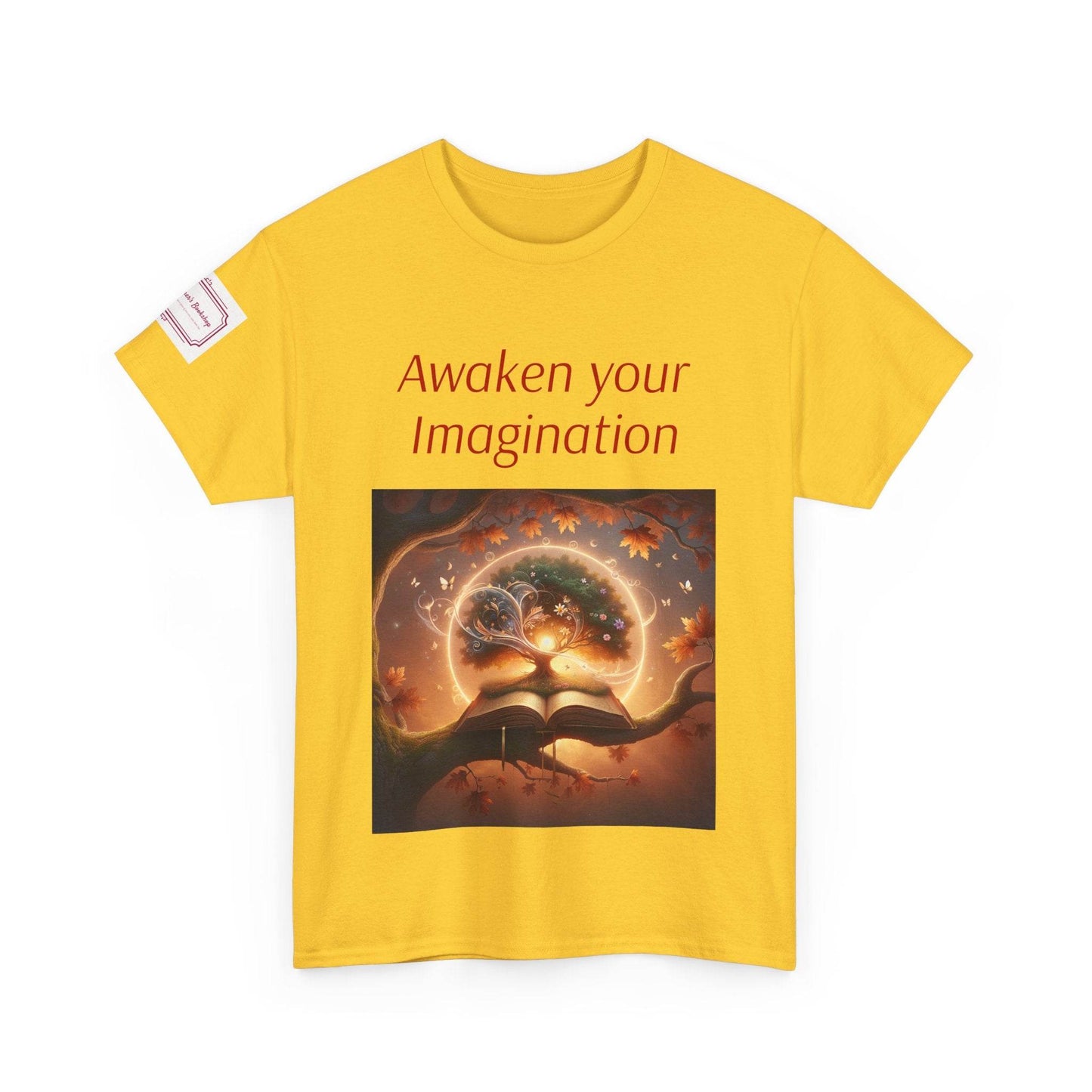 Unisex Imagination Tee - Awaken Your Creativity - Perfect Gift for Book Lovers - The Dreamer's Bookshop.