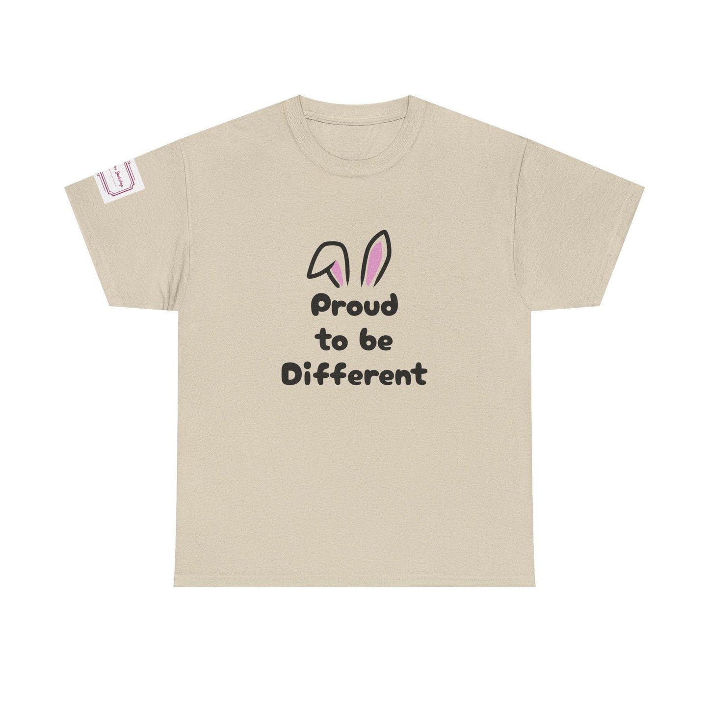 Proud to Be Different Unisex Heavy Cotton Tee – Celebrate Uniqueness - The Dreamer's Bookshop.