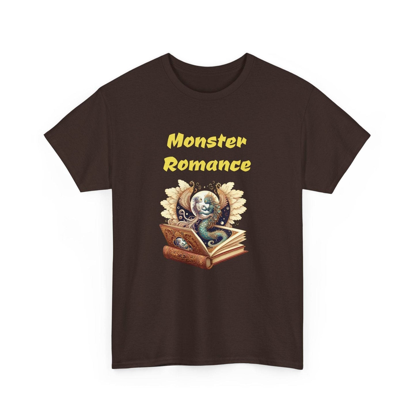 Fantasy - Graphic Tee - Unisex Heavy Cotton T-Shirt Monster Romance Books - The Dreamer's Bookshop.