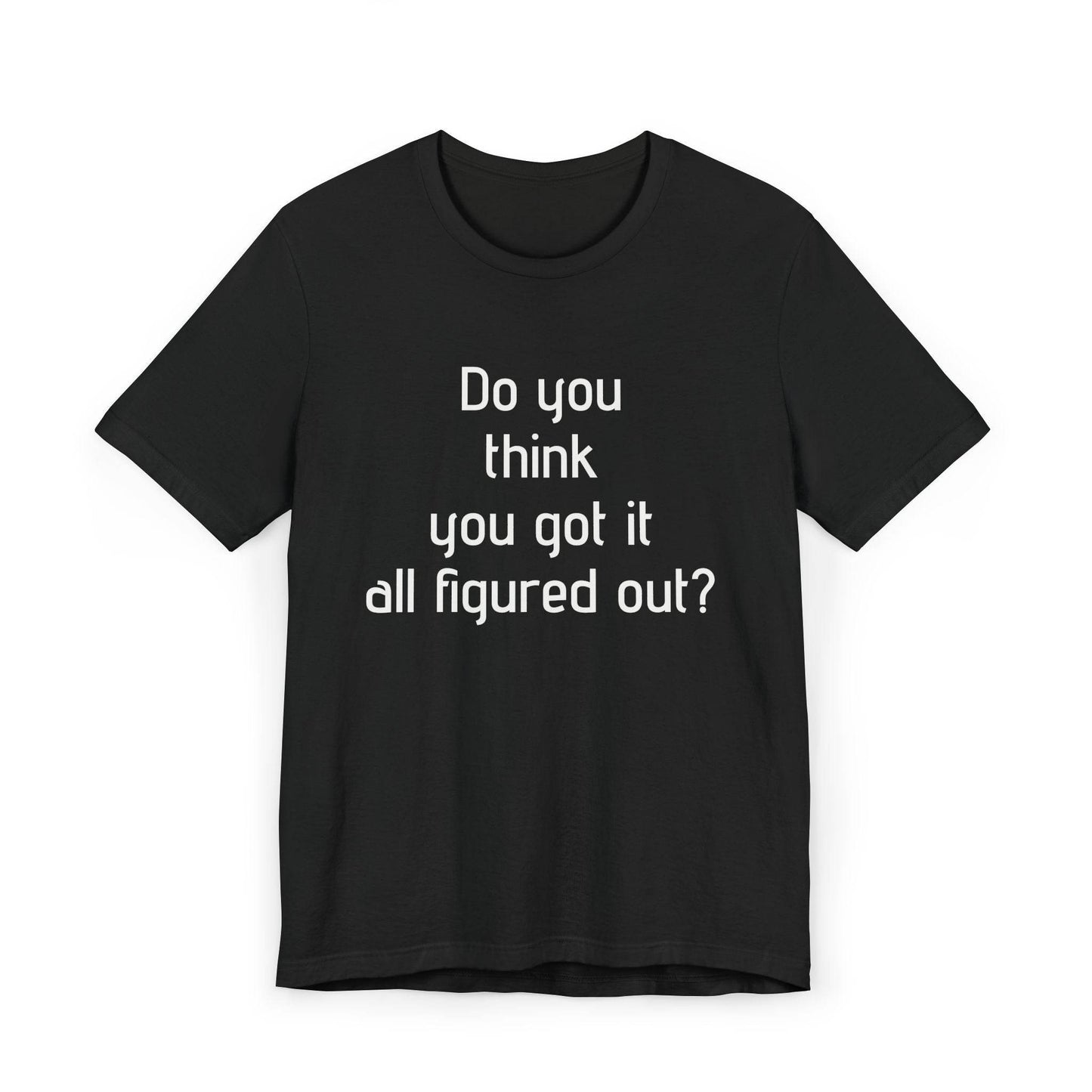 Inspirational Unisex Jersey T-Shirt - Think Again Vibe - The Dreamer's Bookshop.