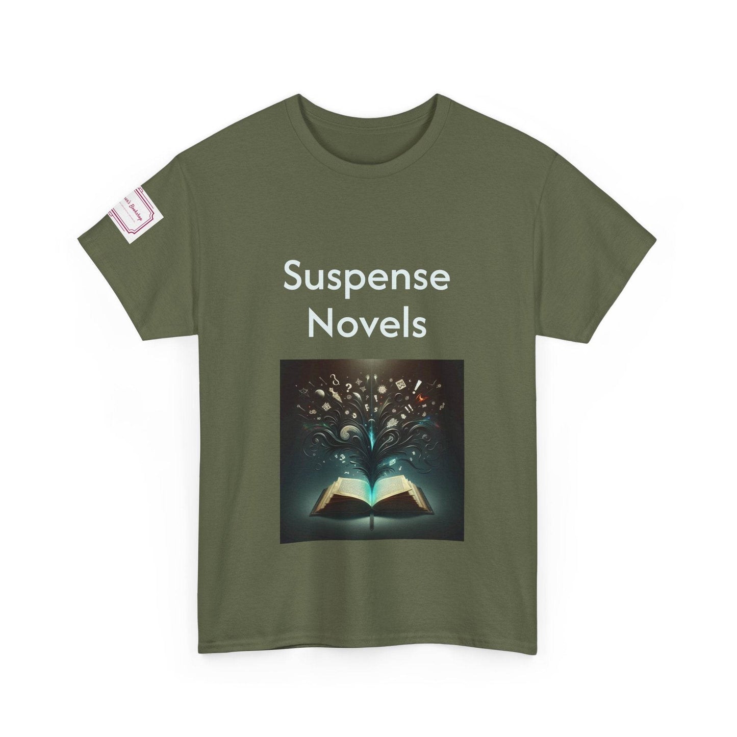 Fiction - Graphic Unisex Heavy Cotton Tee - Suspense Novels - The Dreamer's Bookshop.