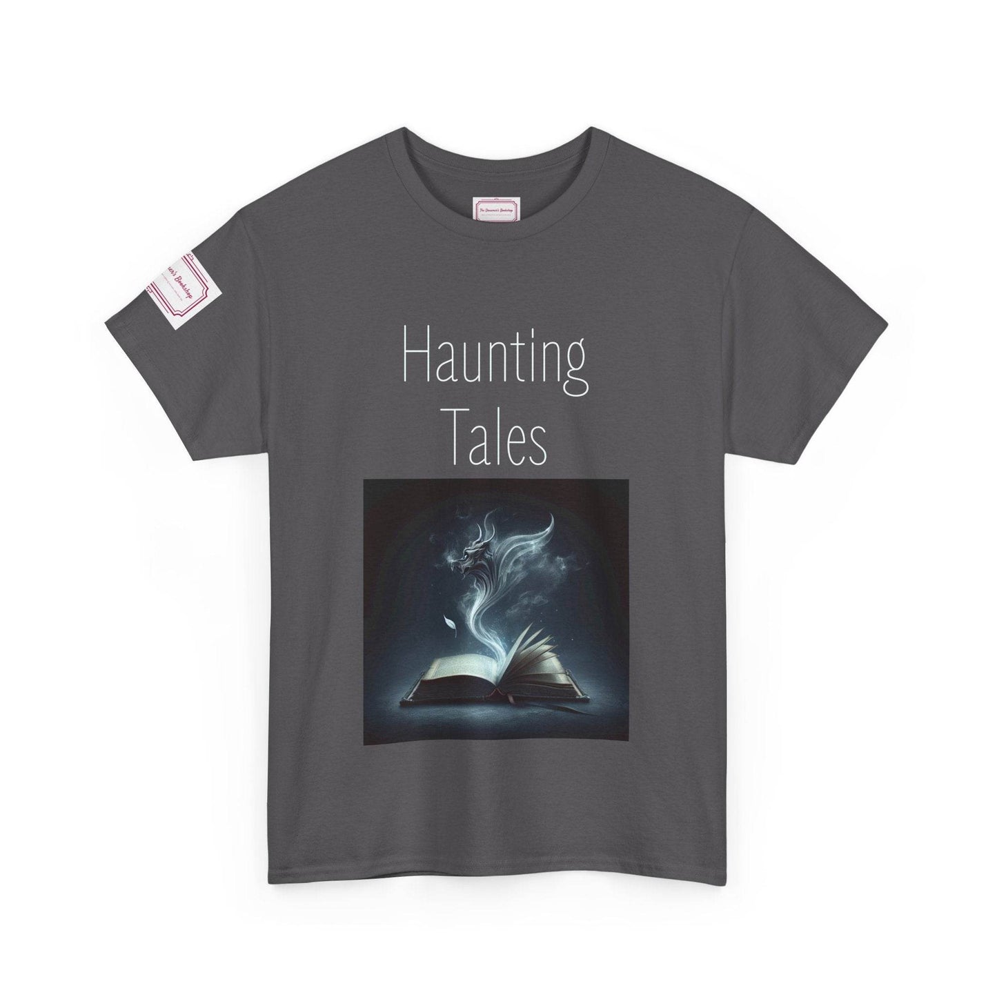 Haunting Tales - Unisex Heavy Cotton Tee - Perfect for Book Lovers - The Dreamer's Bookshop.
