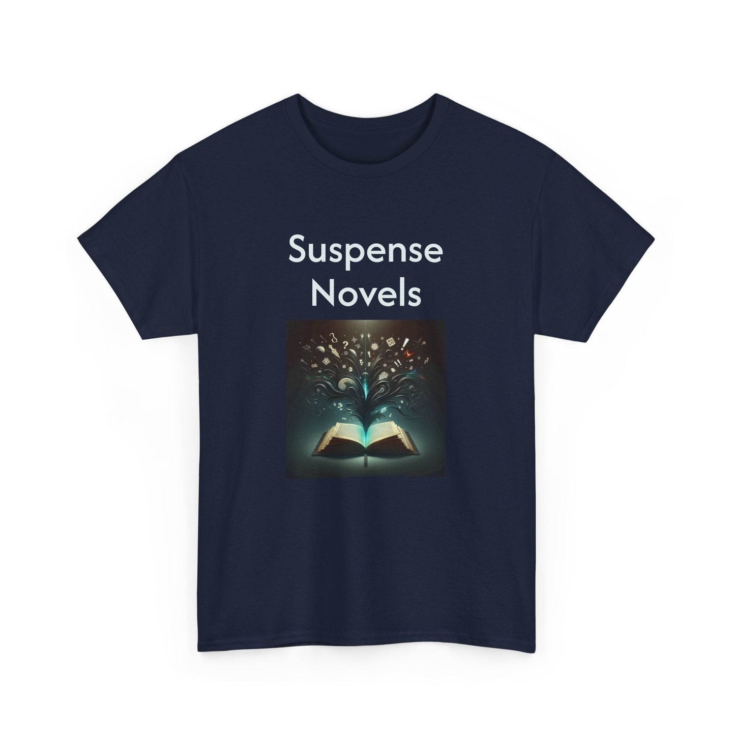 Fiction - Graphic Tee - Unisex Heavy Cotton T-Shirt Suspense Novels - The Dreamer's Bookshop.