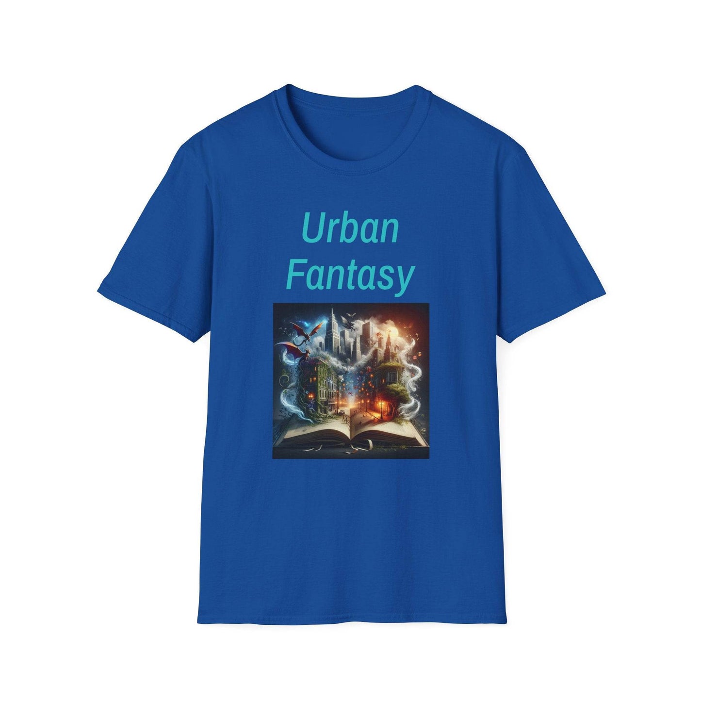 Urban Fantasy Unisex Softstyle T-Shirt - Dreamy Graphic Tee for Book Lovers - The Dreamer's Bookshop.
