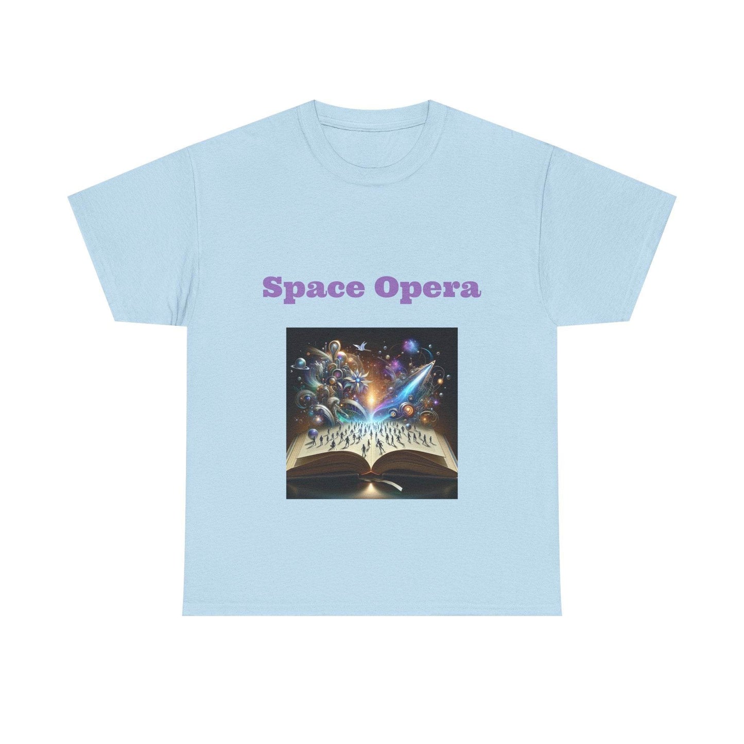 Space Opera - Unisex Heavy Cotton Tee - Sci-Fi Books - The Dreamer's Bookshop.