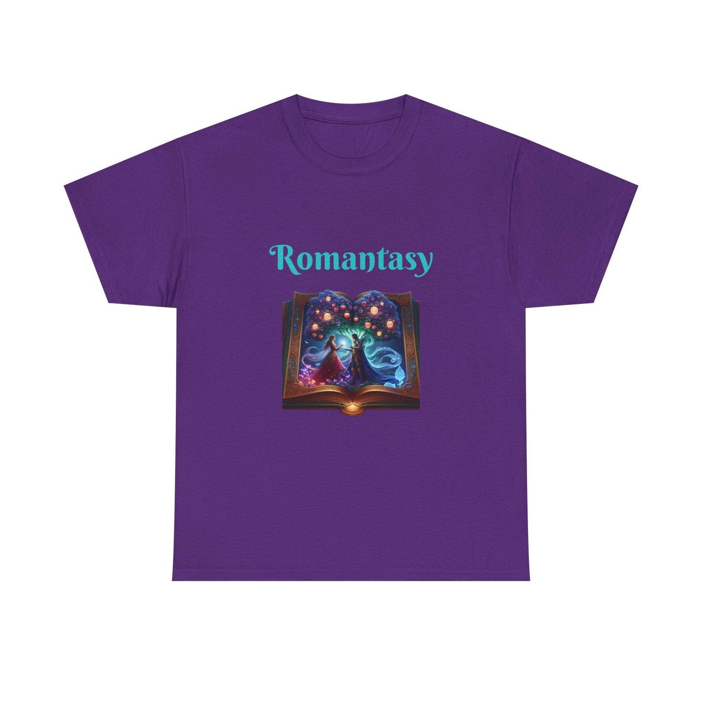 Fantasy - Graphic Tee - Unisex Heavy Cotton T-Shirt Romantasy Books - The Dreamer's Bookshop.