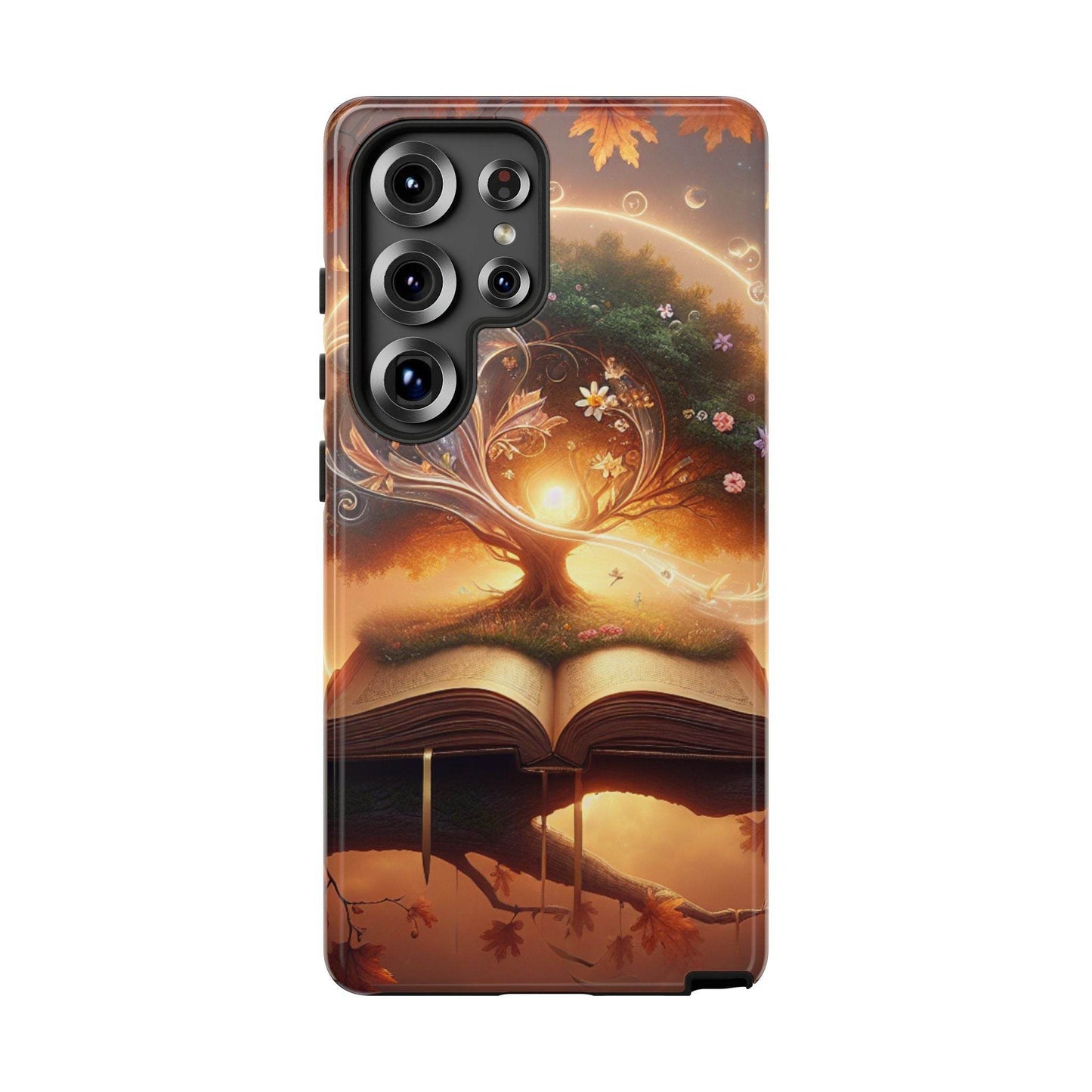 Nature-Inspired iPhone & Samsung Phone Case with Tree of Life Design - The Dreamer's Bookshop.