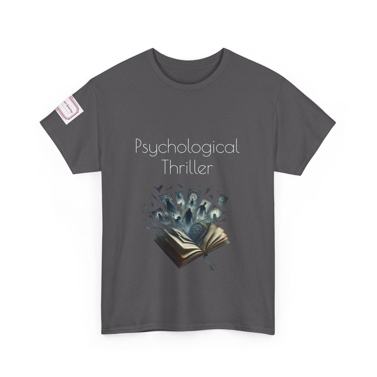 Fiction - Graphic Unisex Heavy Cotton Tee - Psychological Thriller - The Dreamer's Bookshop.