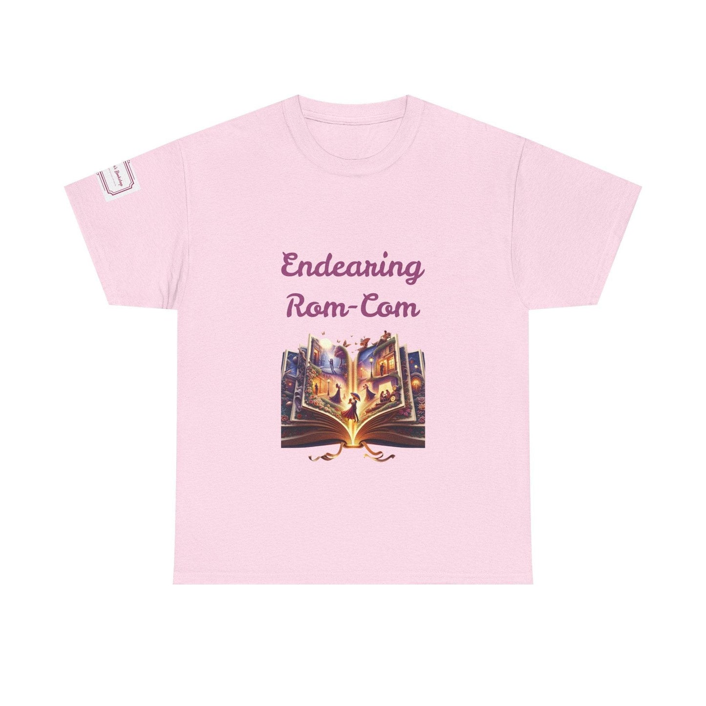 Endearing - Graphic Unisex Heavy Cotton Tee - Rom-Com Books - The Dreamer's Bookshop.