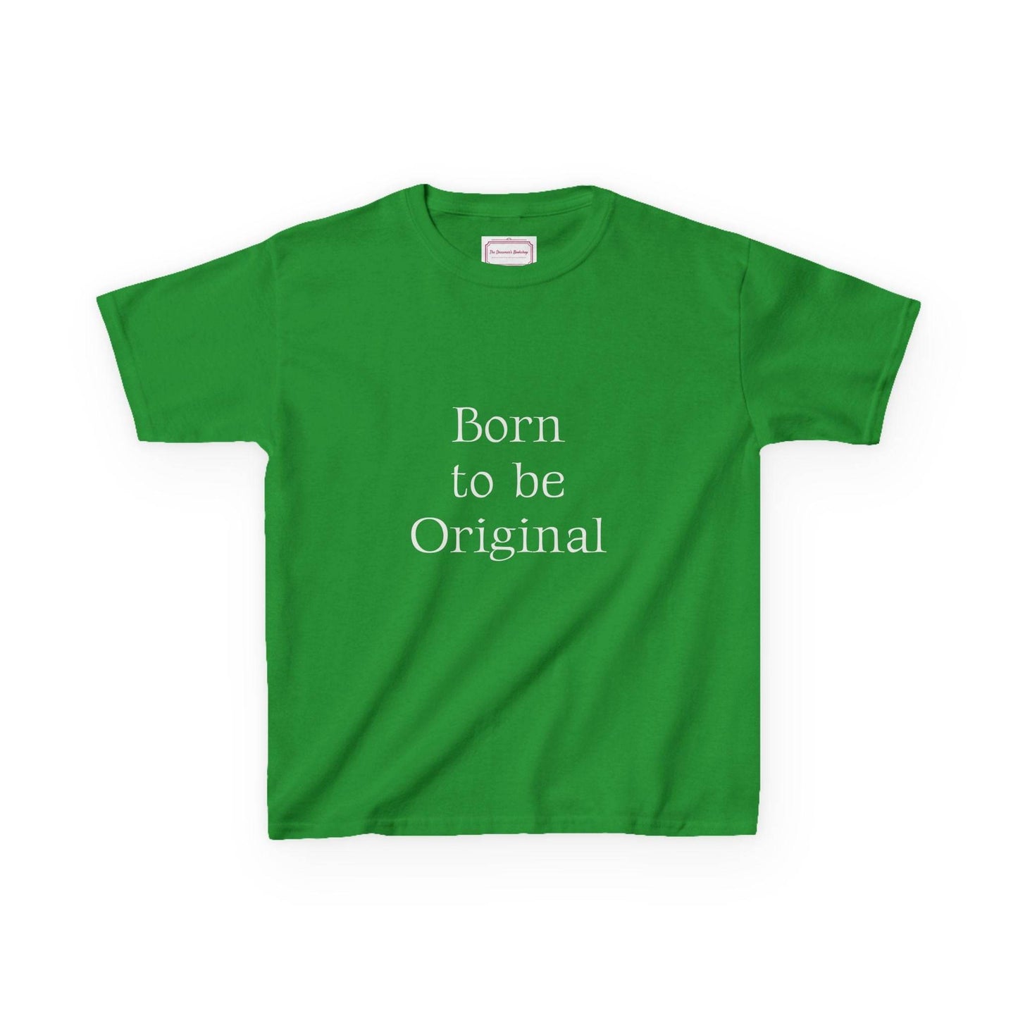 EU - Kids 'Born to be Original' Cotton Tee - Support Young Creators - The Dreamer's Bookshop.