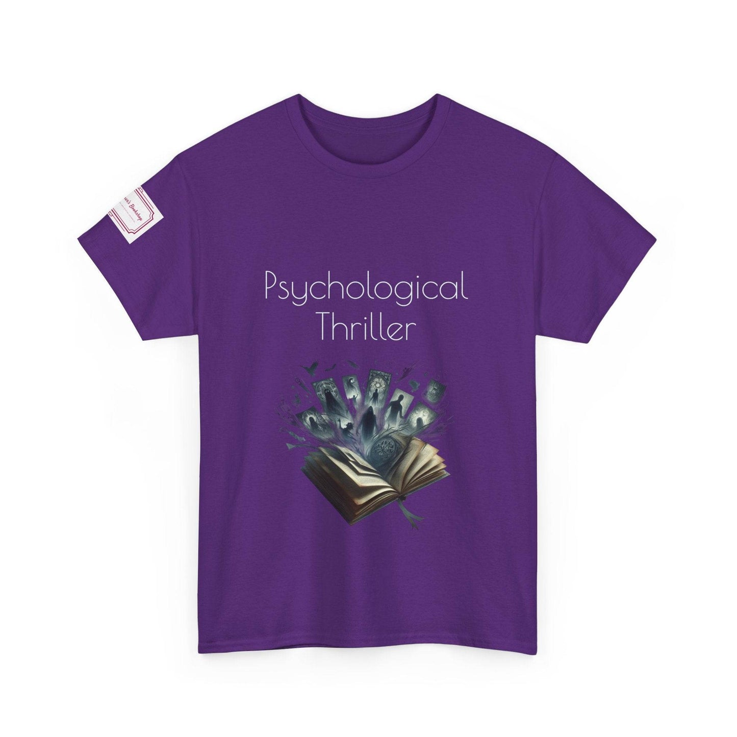 Fiction - Graphic Unisex Heavy Cotton Tee - Psychological Thriller - The Dreamer's Bookshop.