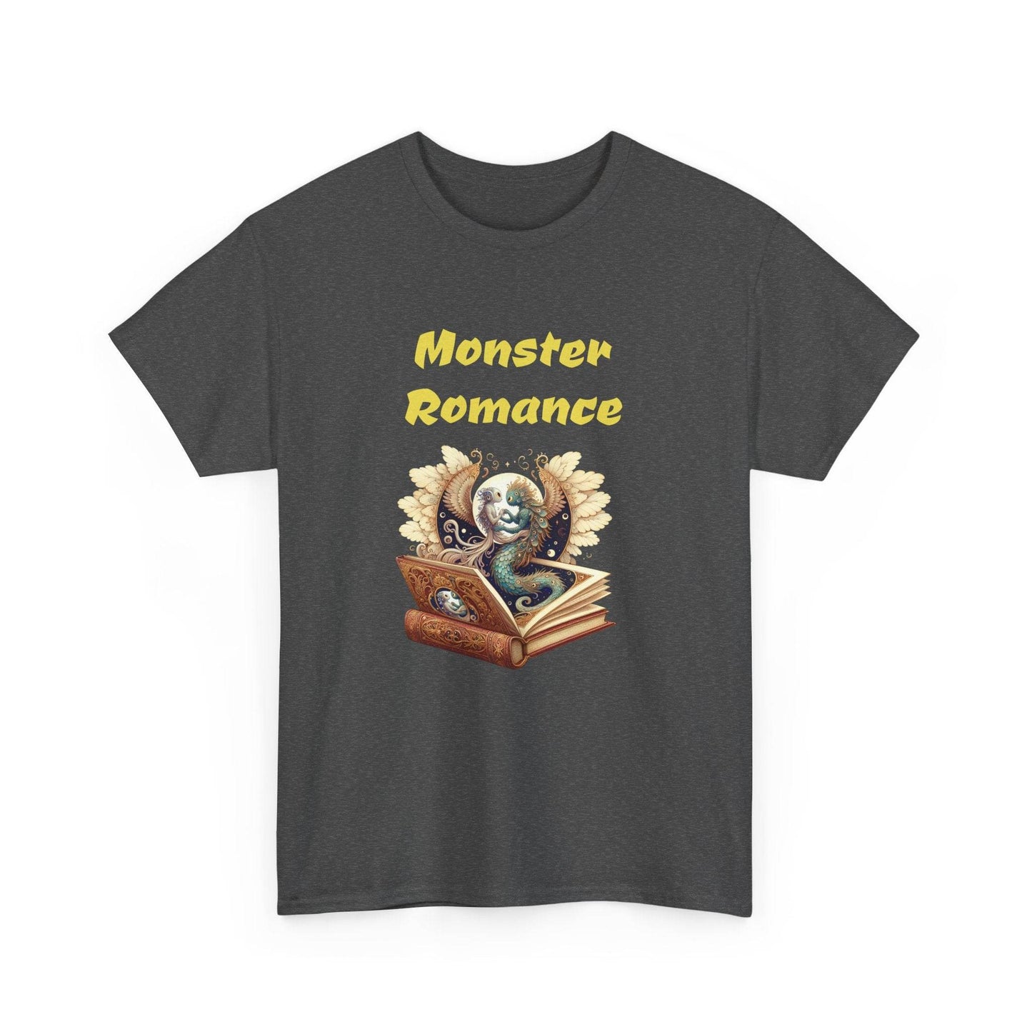 Fantasy - Graphic Tee - Unisex Heavy Cotton T-Shirt Monster Romance Books - The Dreamer's Bookshop.