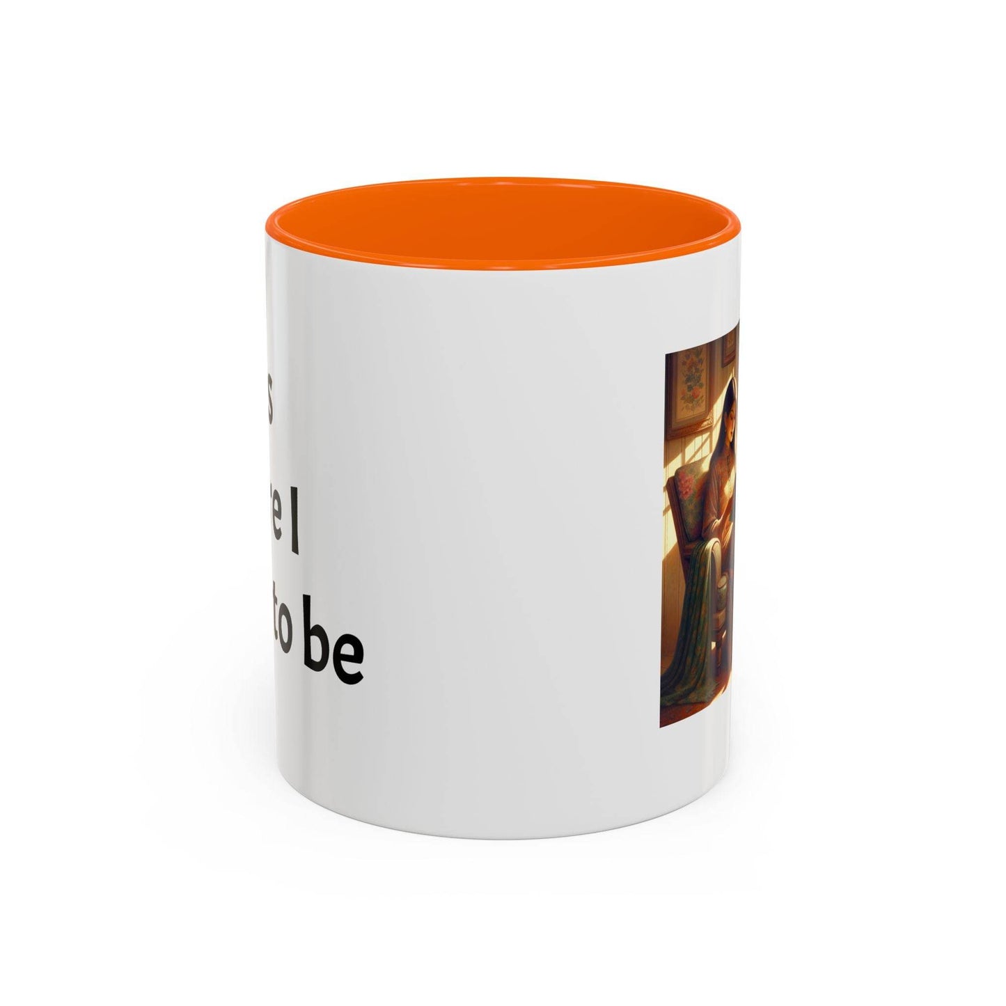 Cozy Reading Accent Coffee Mug - 11 oz - Perfect for Book Lovers - The Dreamer's Bookshop.