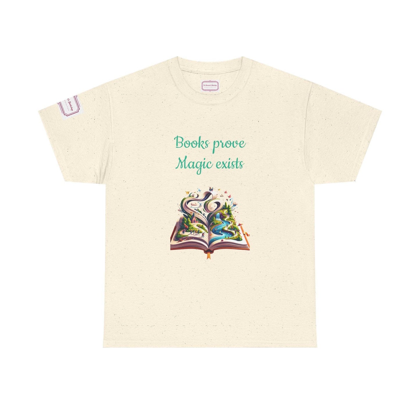 Magic exists - Unisex Heavy Cotton Tee - Perfect for Book Lovers - The Dreamer's Bookshop.