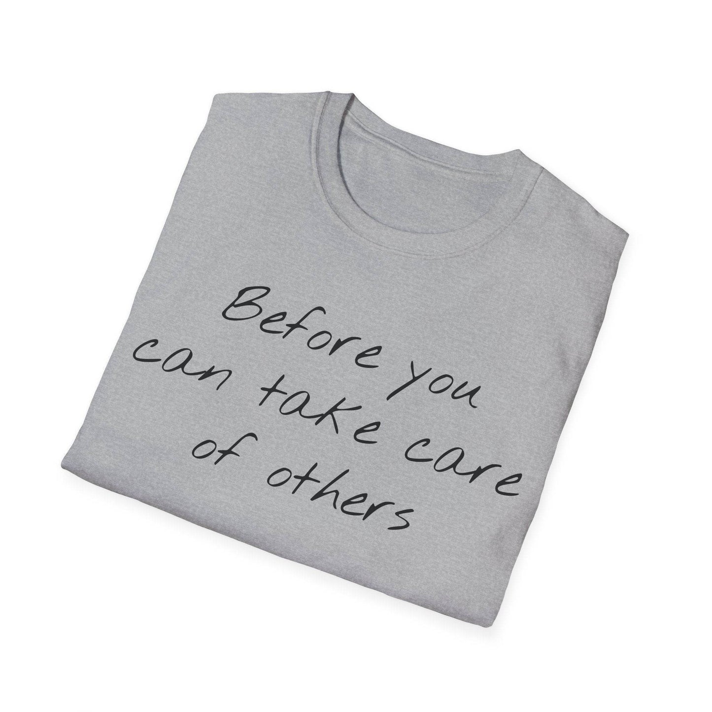 Unisex Softstyle T-Shirt - Take Care Design for Book Lovers - The Dreamer's Bookshop.