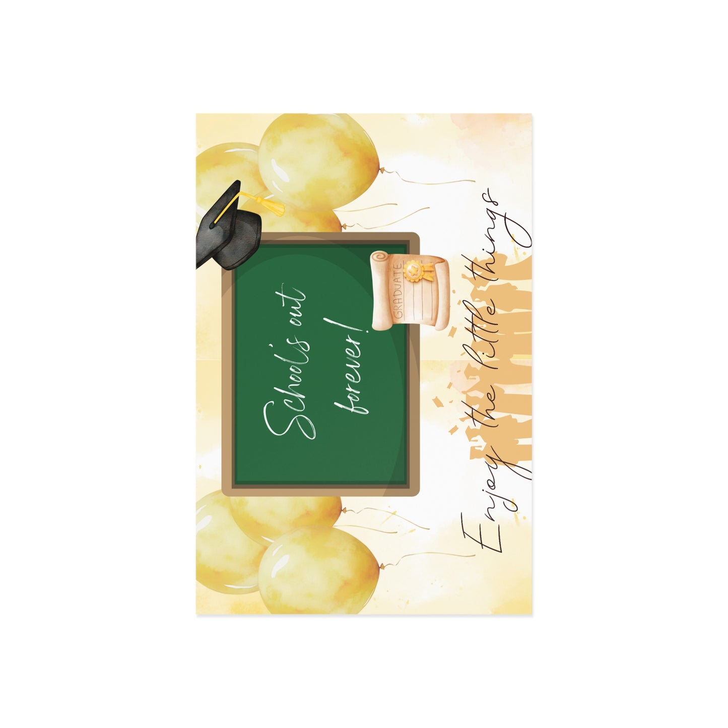 The Dreamer's Bookshop "Graduation" Enjoy the Little Things Card