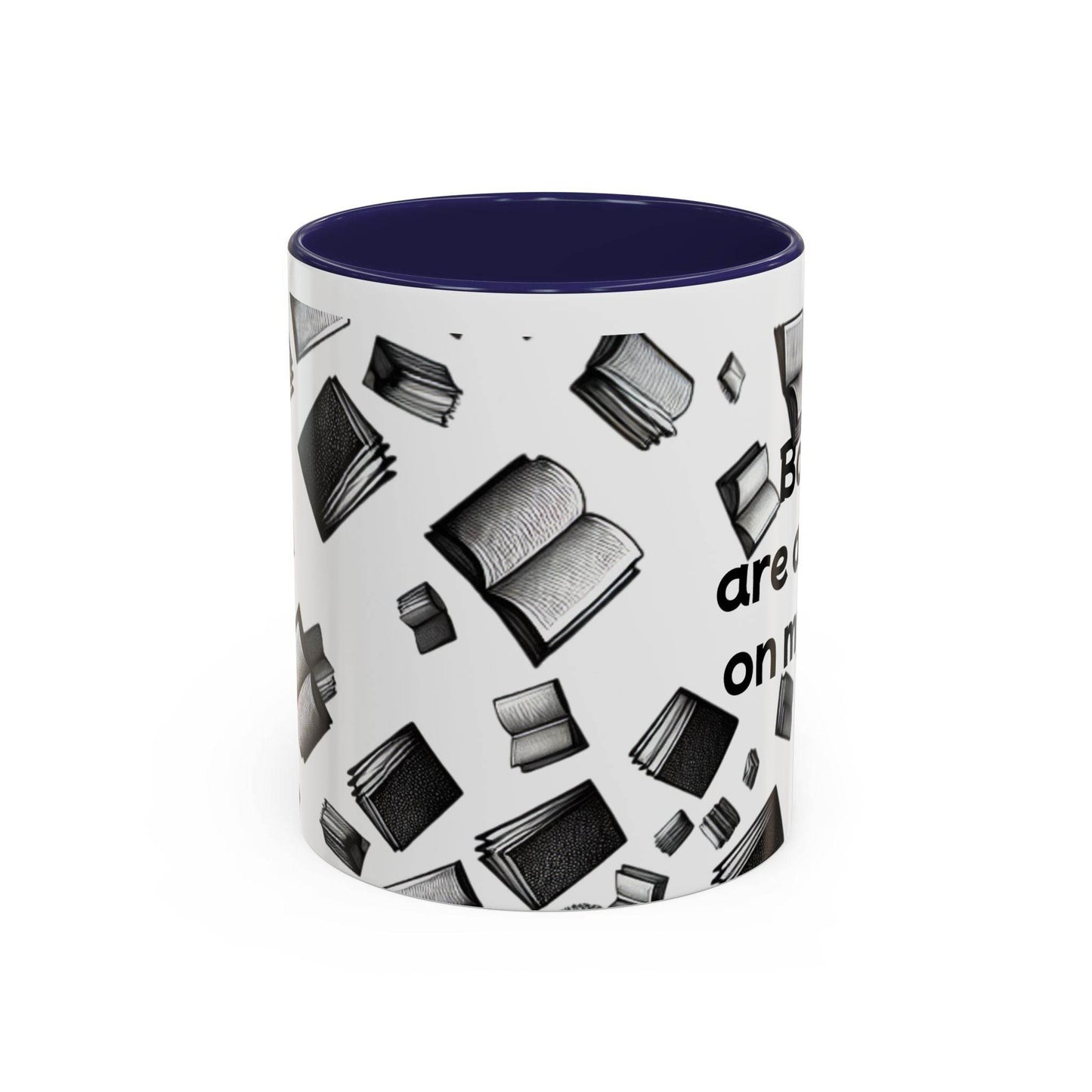 Books on My Mind Accent Coffee Mug - Perfect for Readers - The Dreamer's Bookshop.
