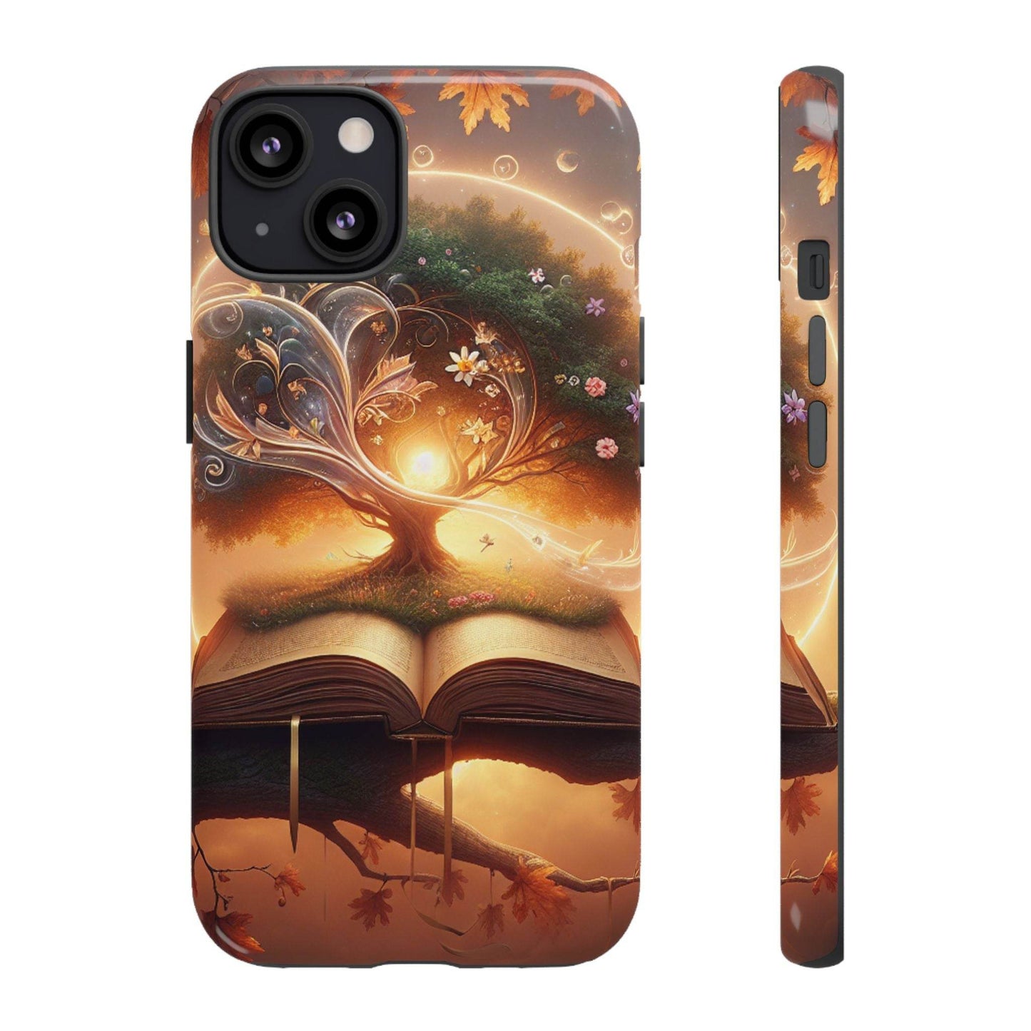 Nature-Inspired iPhone & Samsung Phone Case with Tree of Life Design - The Dreamer's Bookshop.
