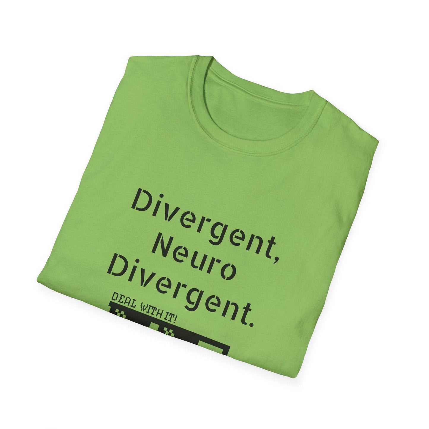 Neuro Divergent Unisex Softstyle T-Shirt – Celebrate Uniqueness! - The Dreamer's Bookshop.