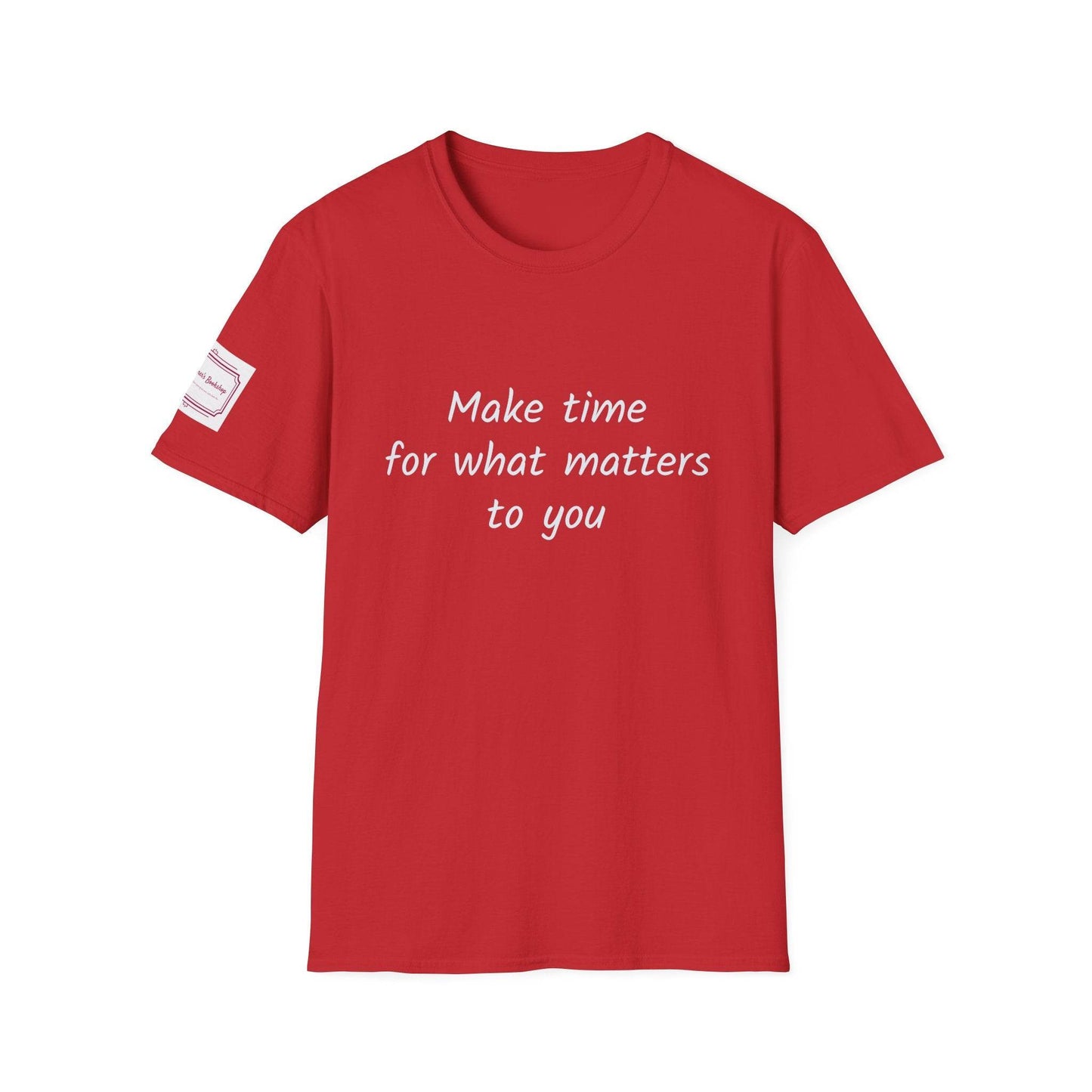 Motivational Unisex Softstyle T-Shirt - Make Time - The Dreamer's Bookshop.