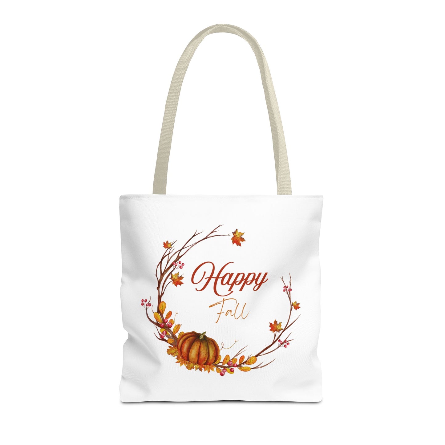 Happy Fall Tote Bag - Cozy Autumn Design