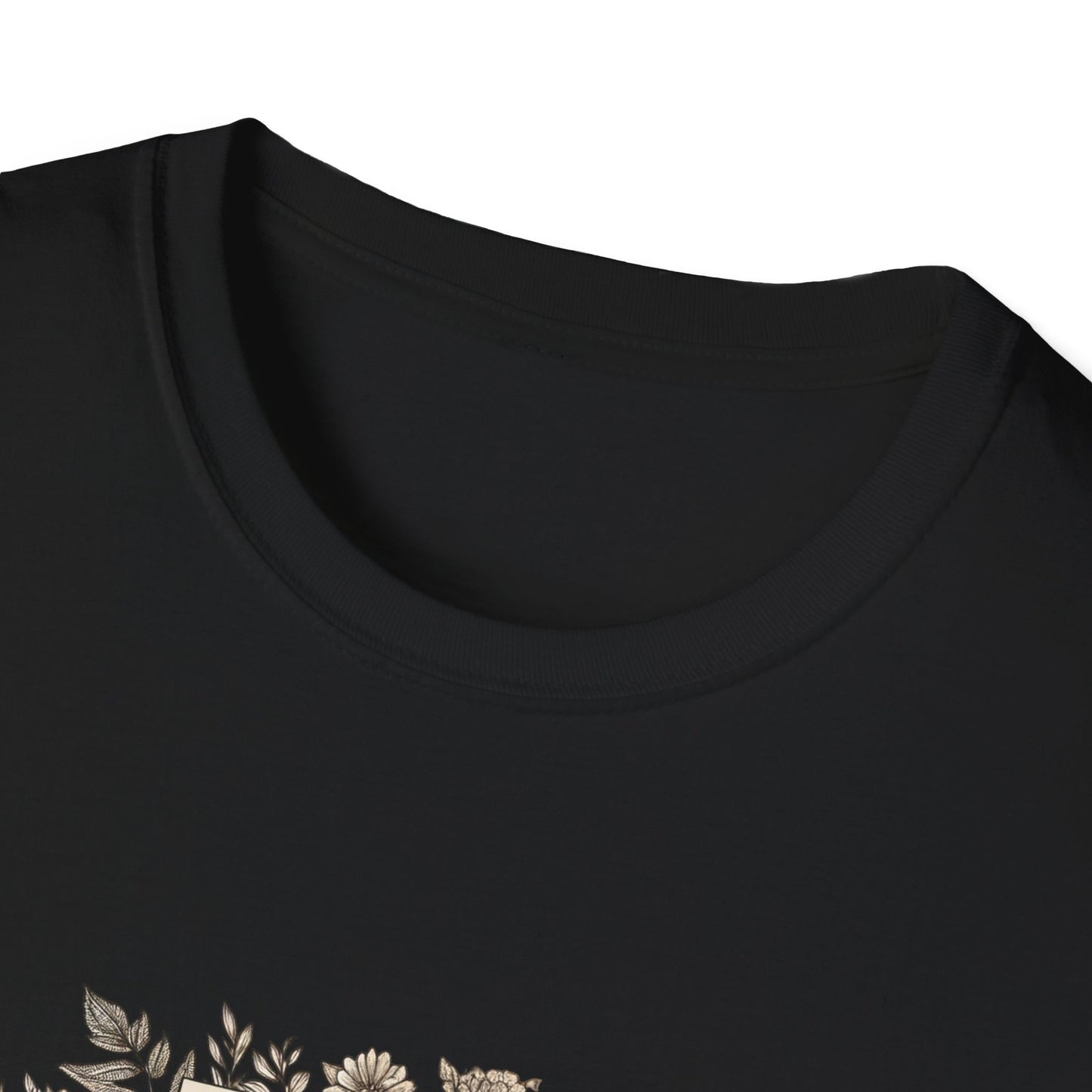 Unisex T-Shirt - Vintage Writing "Story Begins" for Book Lovers - The Dreamer's Bookshop.