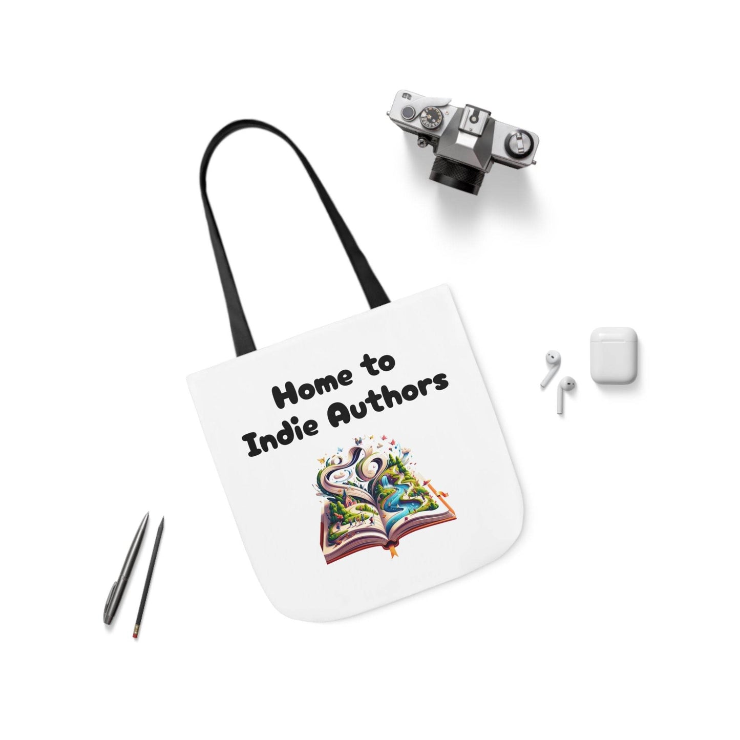 Home to Indie Authors Tote Bag - Perfect Gift for Book Lovers - The Dreamer's Bookshop.