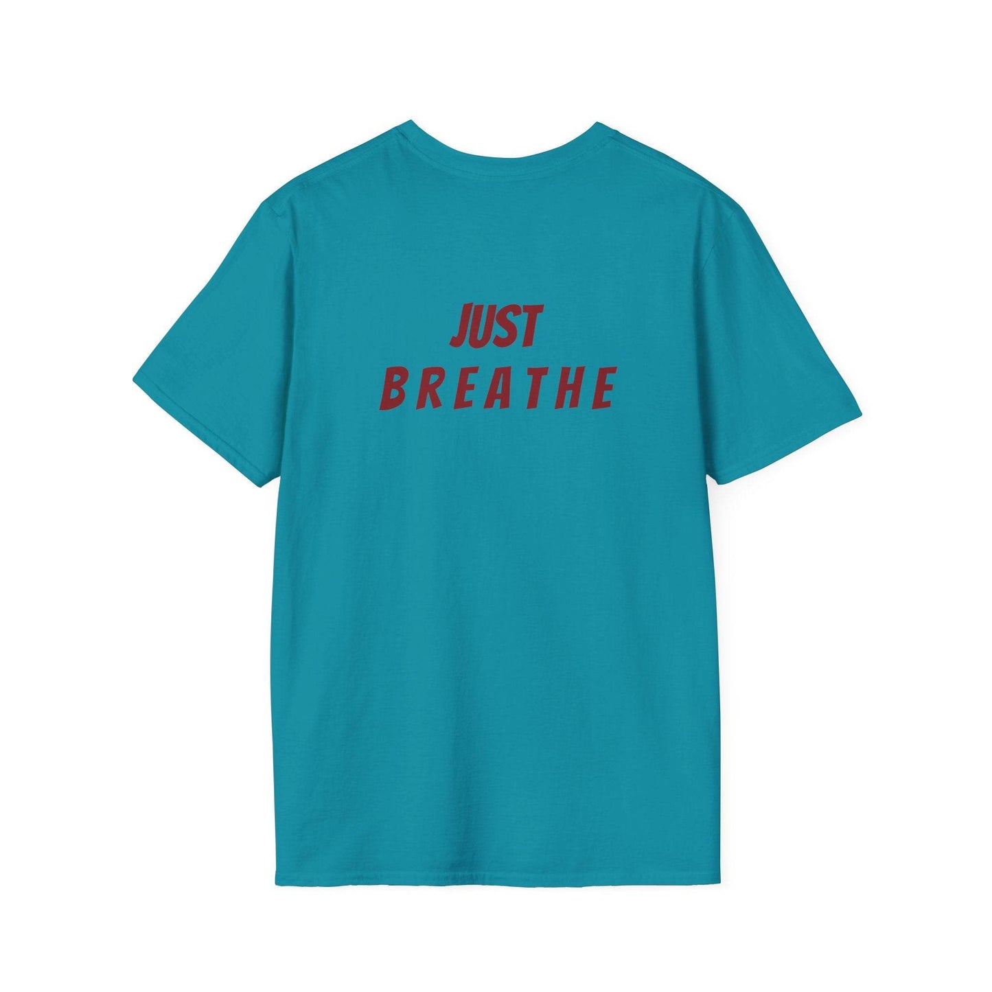 Unisex Softstyle T-Shirt - 'Just Breathe' - The Dreamer's Bookshop.