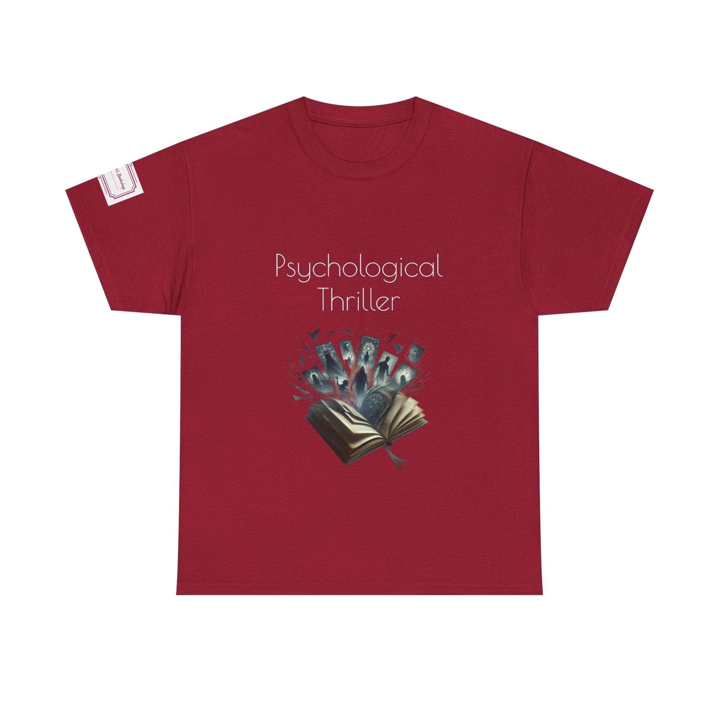 Fiction - Graphic Unisex Heavy Cotton Tee - Psychological Thriller - The Dreamer's Bookshop.