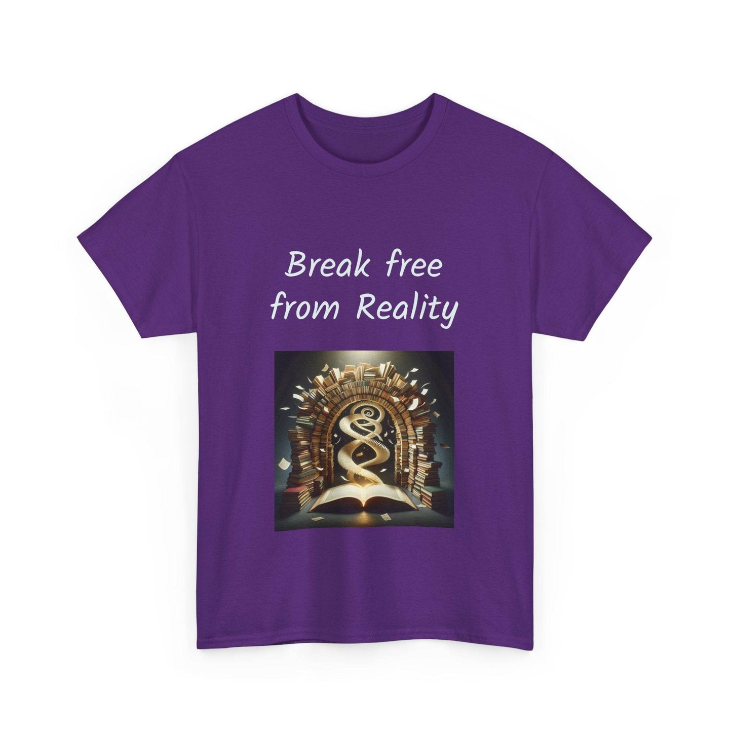 Break Free - Unisex Heavy Cotton Tee - Book Lovers - The Dreamer's Bookshop.
