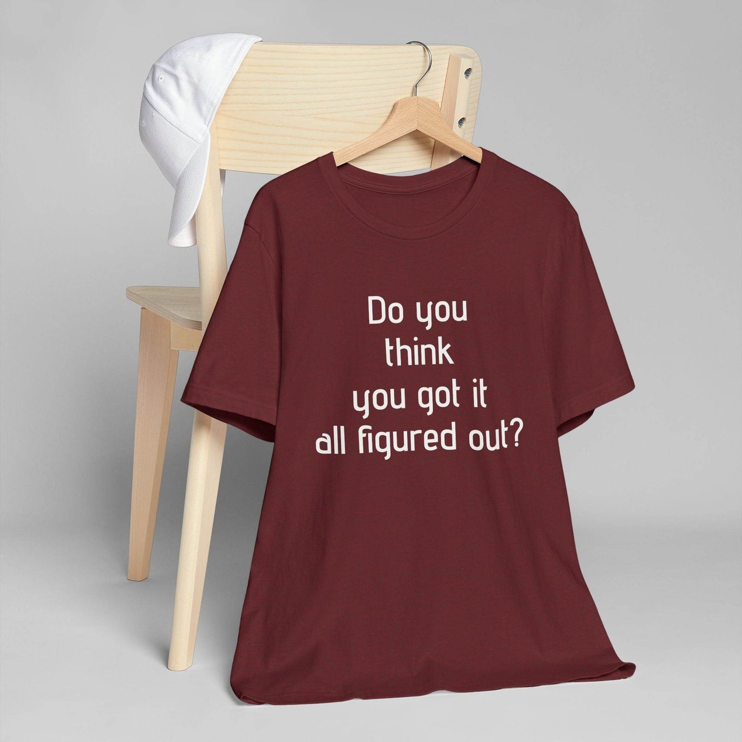 Inspirational Unisex Jersey T-Shirt - Think Again Vibe - The Dreamer's Bookshop.