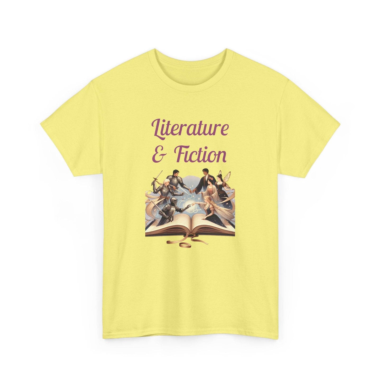 Fiction - Graphic Tee - Unisex Heavy Cotton T-Shirt Literature Books - The Dreamer's Bookshop.