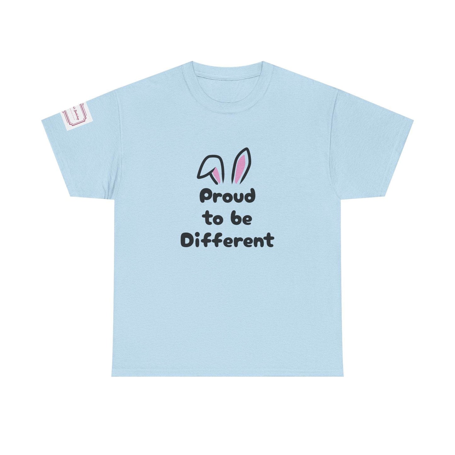 Proud to Be Different Unisex Heavy Cotton Tee – Celebrate Uniqueness - The Dreamer's Bookshop.