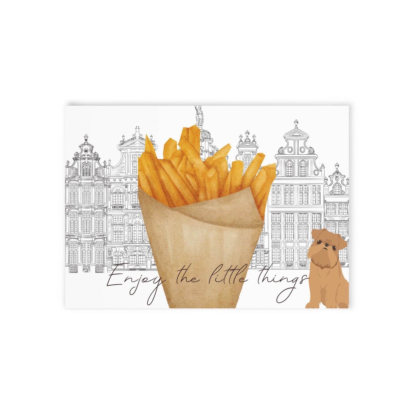 The Dreamer's Bookshop "Belgian Fries" Enjoy the Little Things Card - The Dreamer's Bookshop.