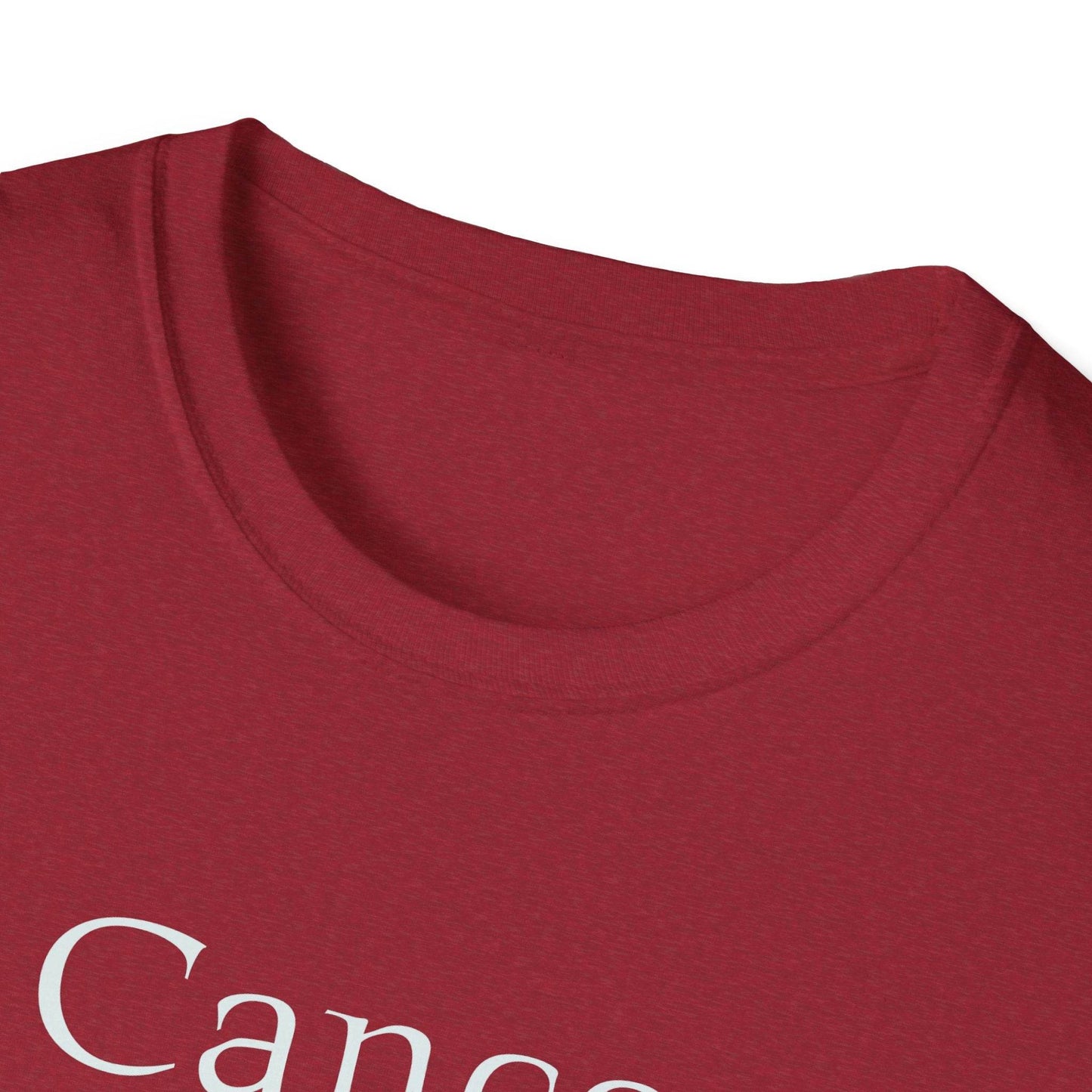 Cancer Warrior Unisex Softstyle T-Shirt - Empowering Battle for Women's Health - The Dreamer's Bookshop.
