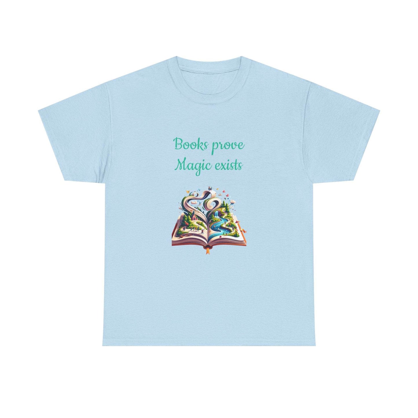 Magic Exists -A Unisex Heavy Cotton Tee - Perfect for Book Lovers - The Dreamer's Bookshop.