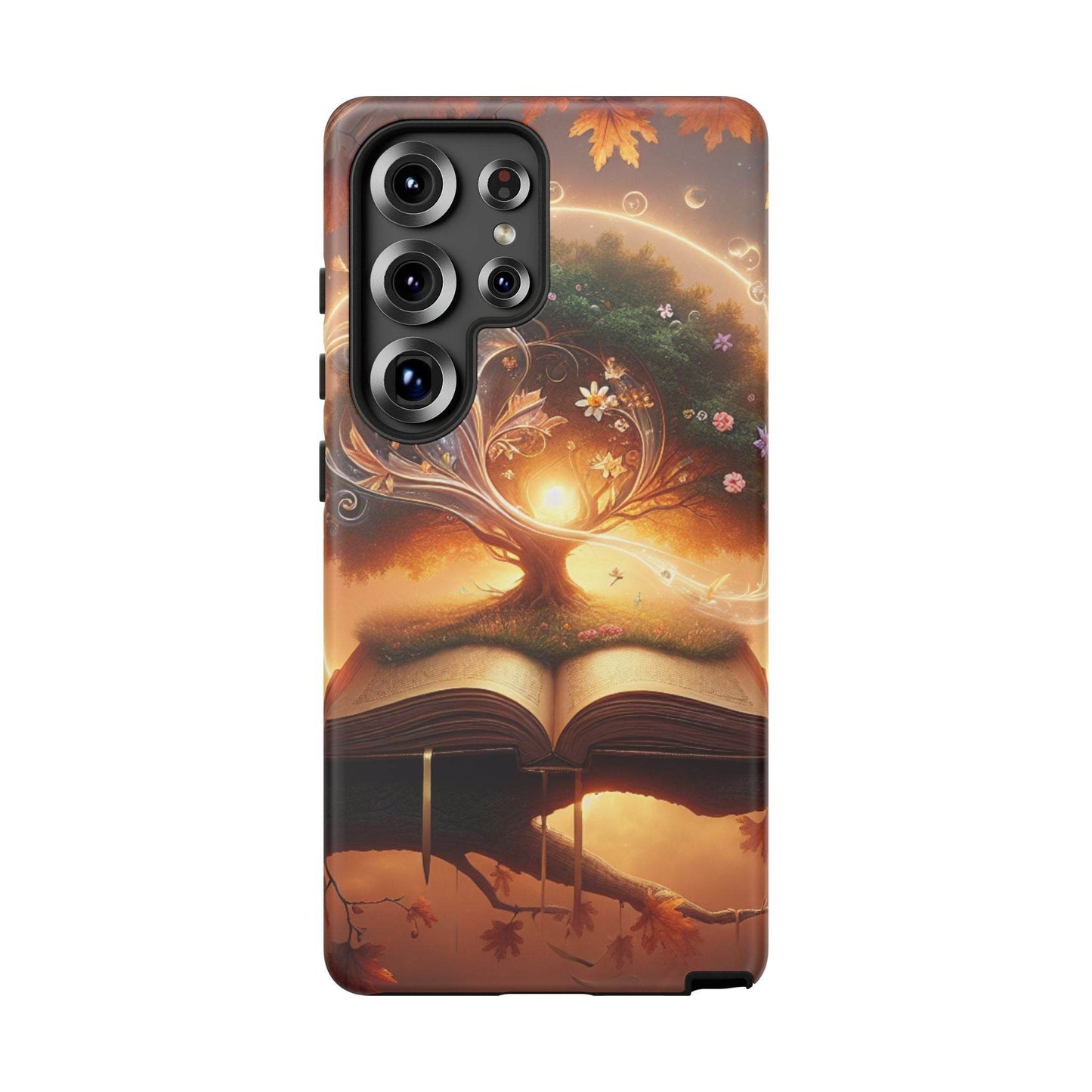 Nature-Inspired iPhone & Samsung Phone Case with Tree of Life Design - The Dreamer's Bookshop.