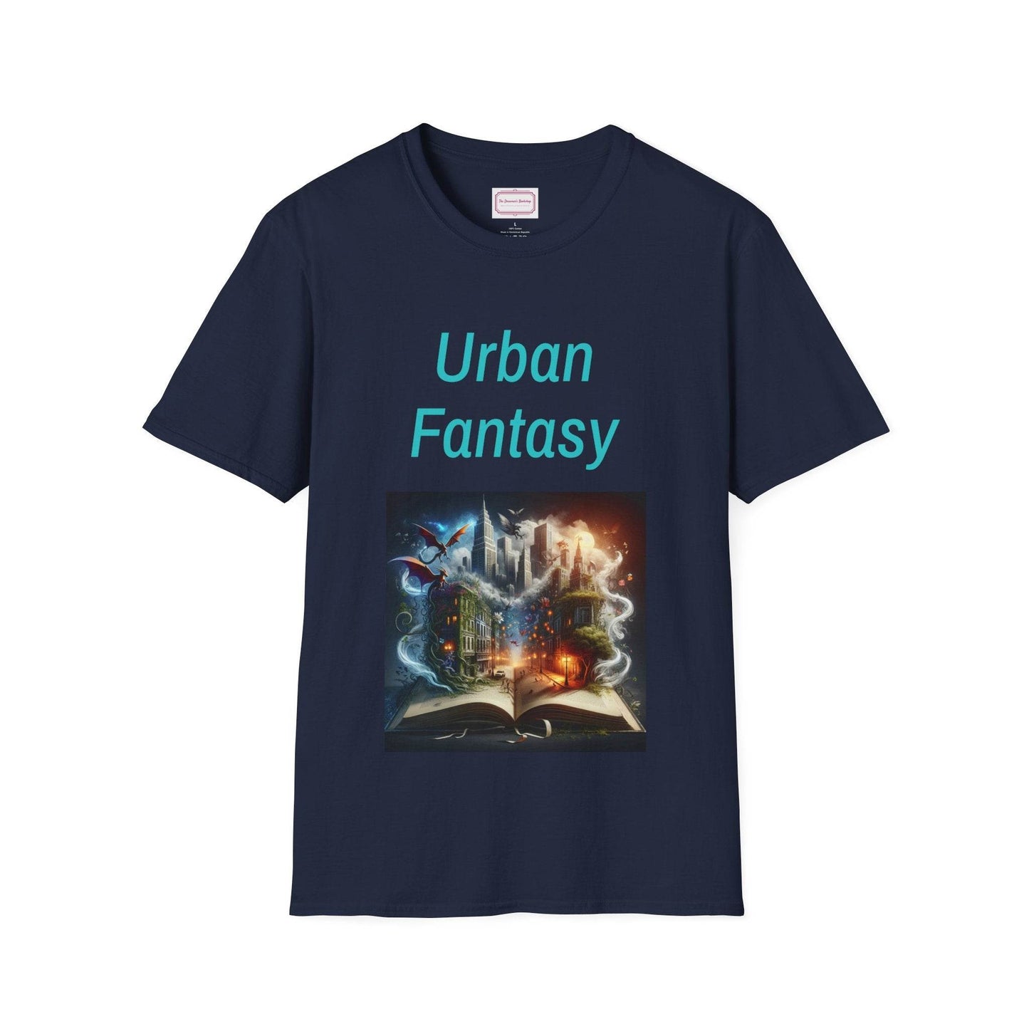 Urban Fantasy Unisex Softstyle T-Shirt - Creative Graphic Tee for Readers and Dreamers - The Dreamer's Bookshop.